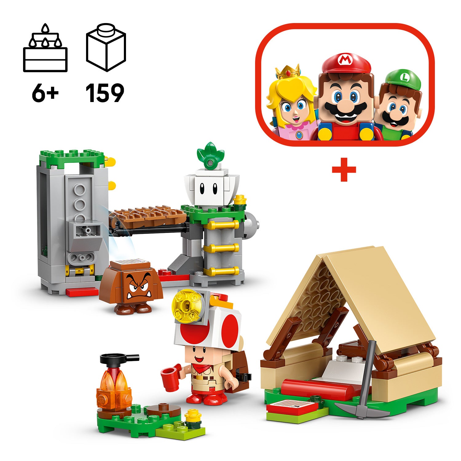 Lego 72040 Captain Toads Camp