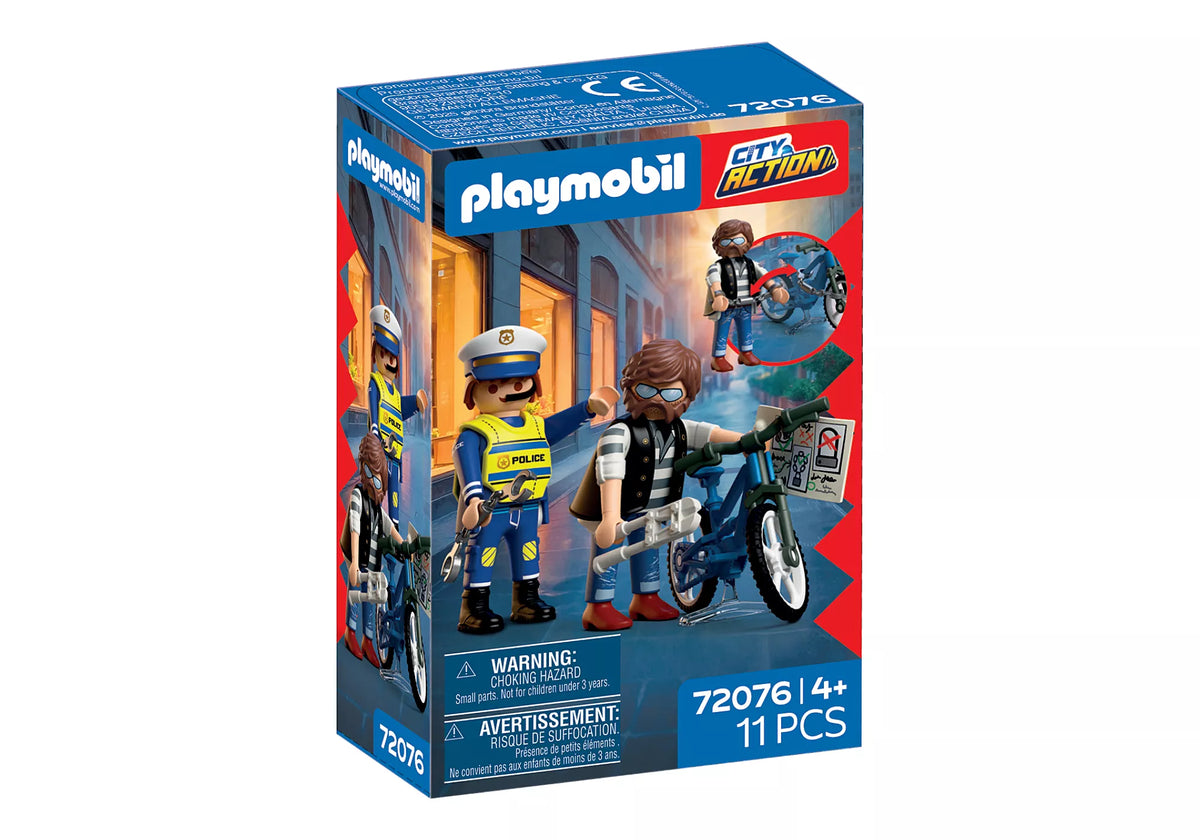 Playmobil Police Bicycle Theft Set