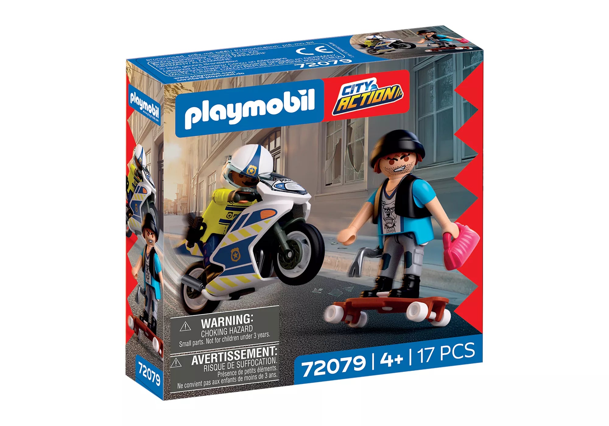 Playmobil Police Motercycle Chase Set