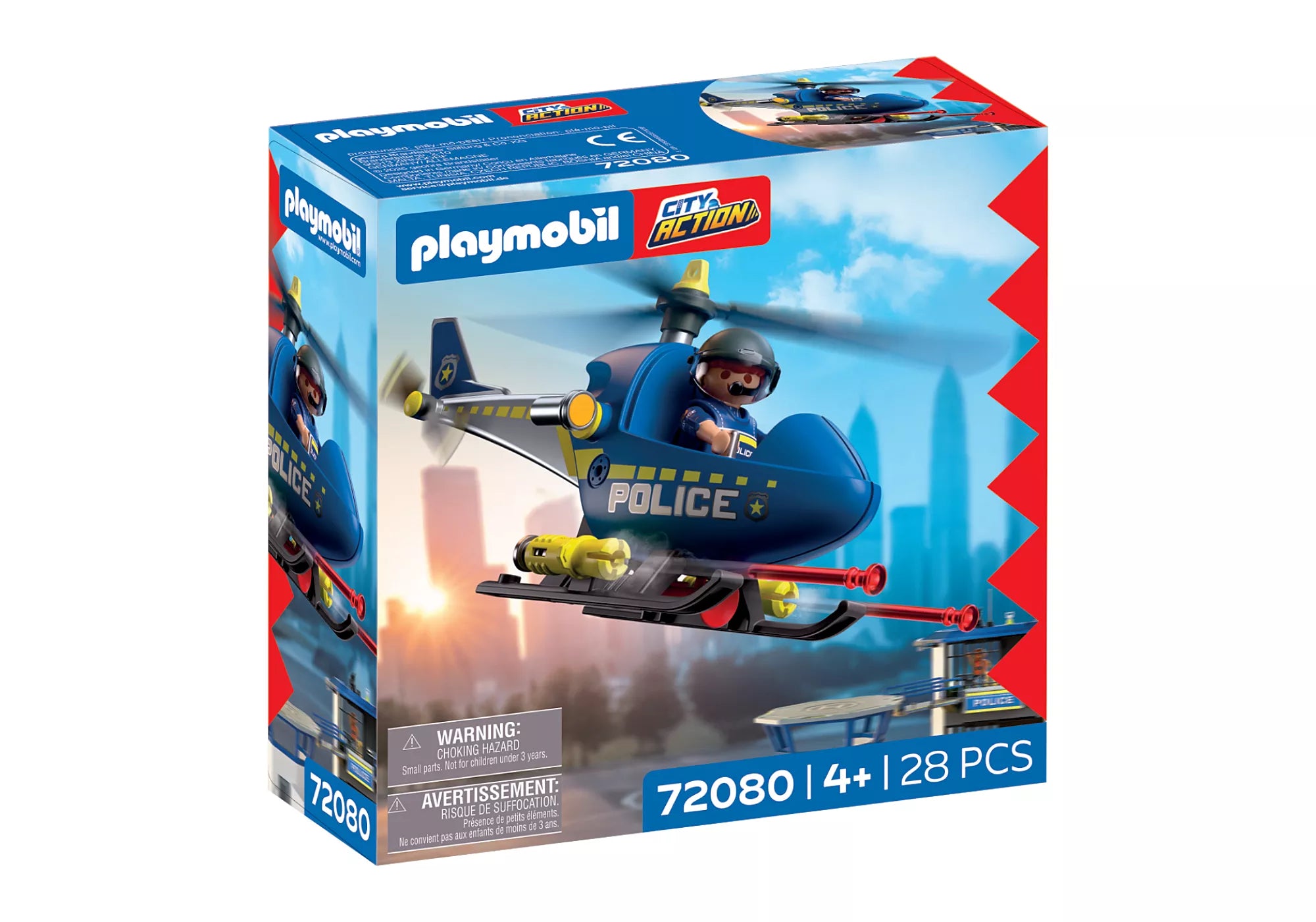 Playmobil Police Helicopter Set