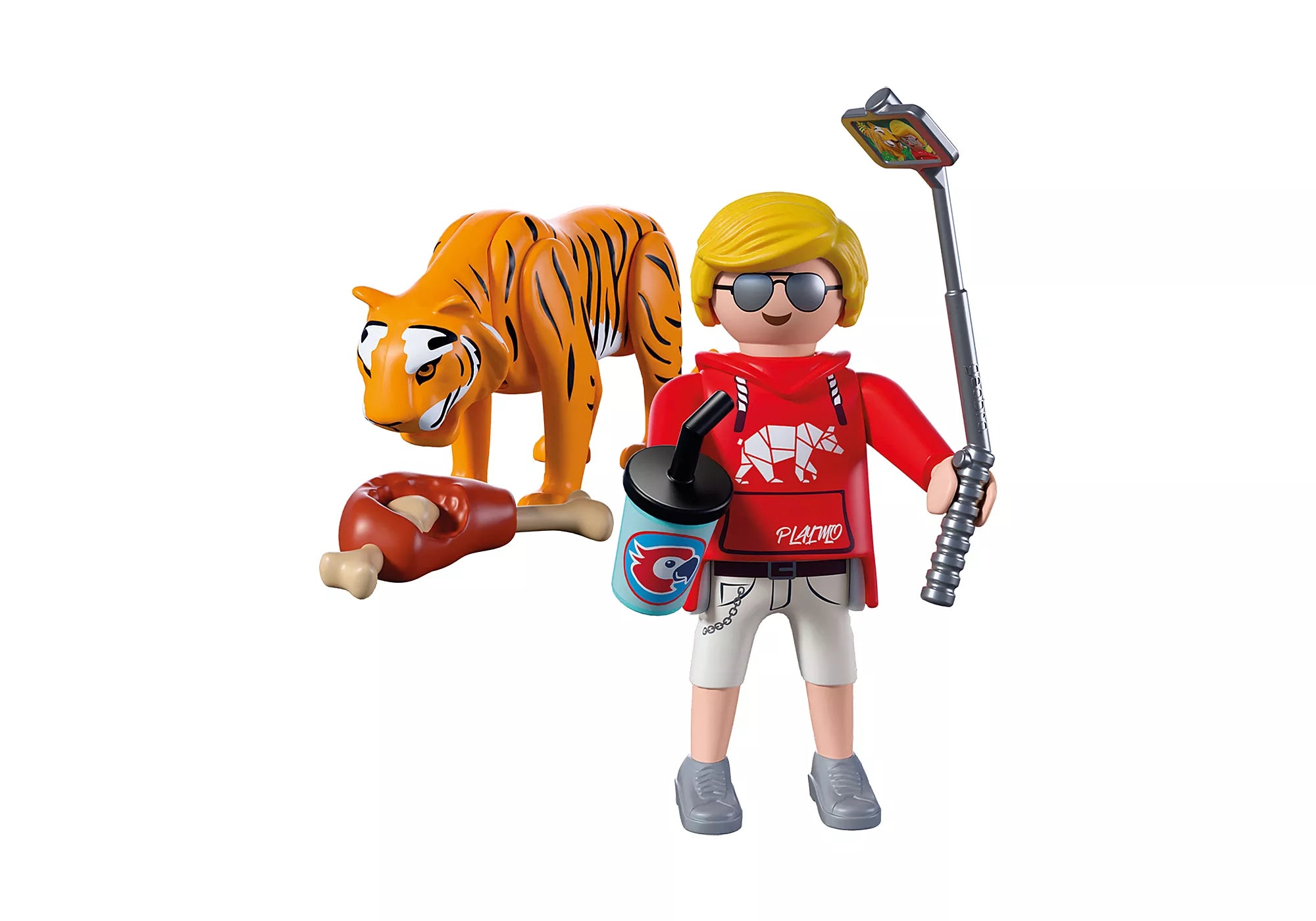 Playmobil Zoo Tiger & Visitor Playset