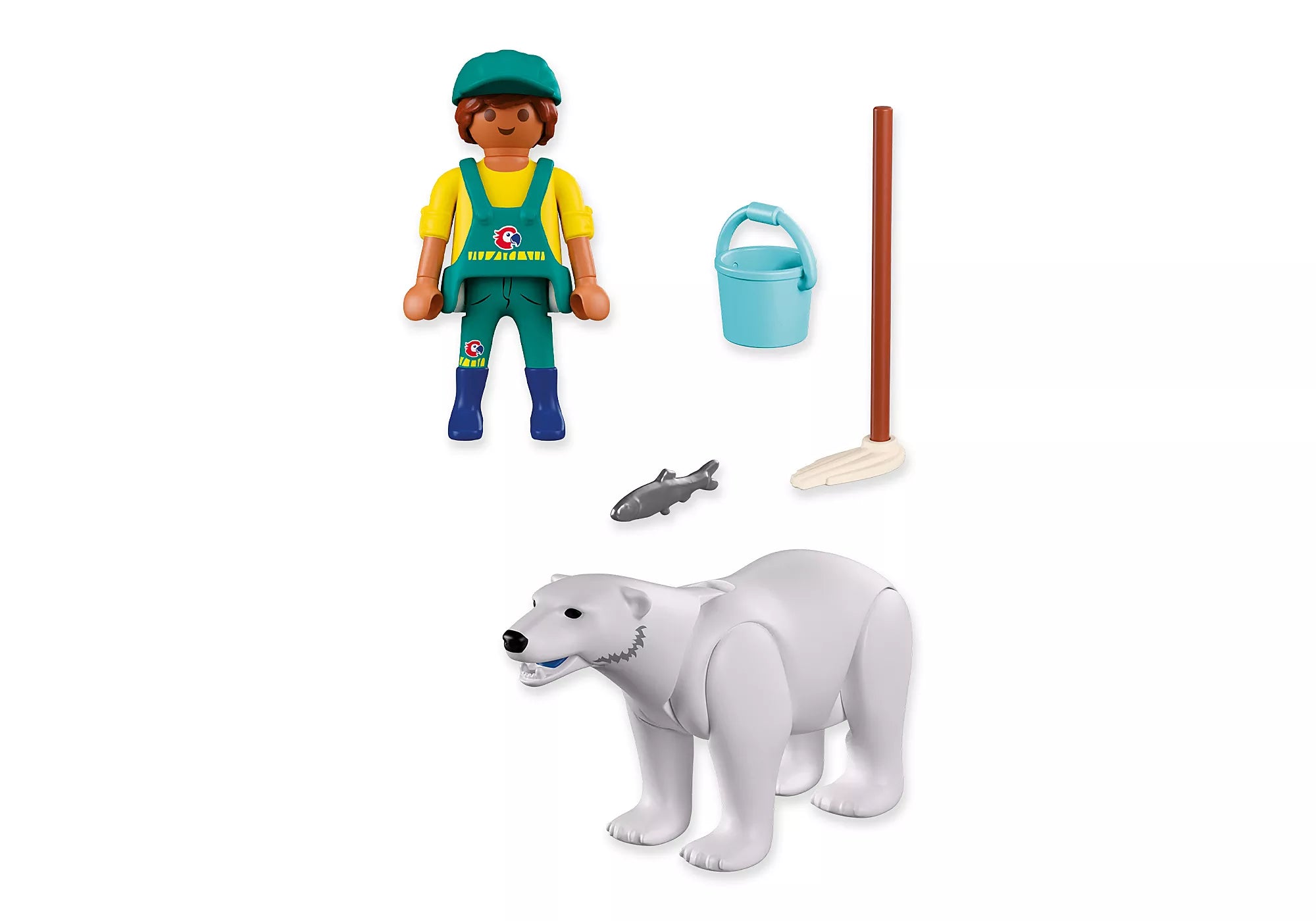 Playmobil Zoo Polar Bear & Zookeeper Playset