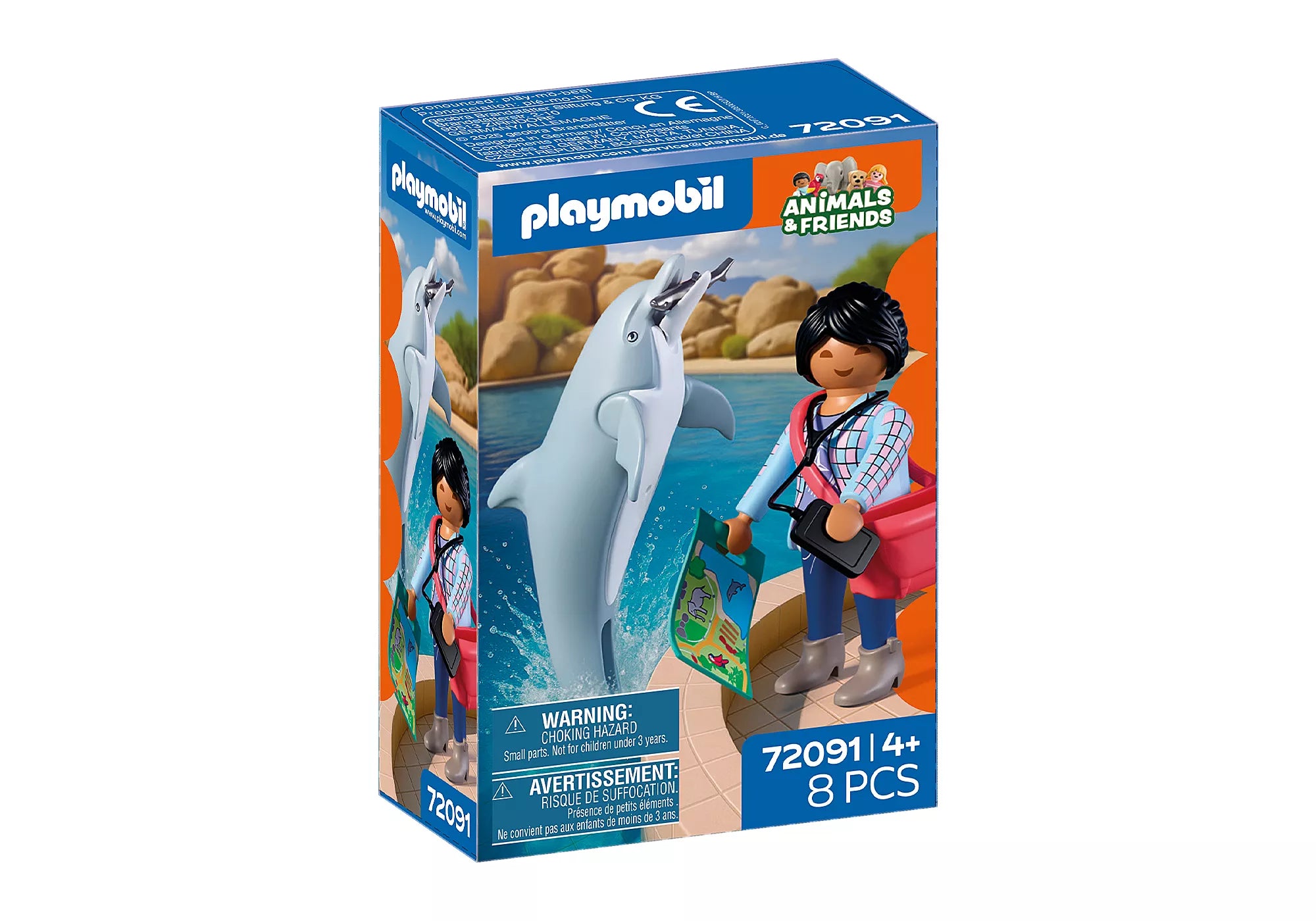 Playmobil Zoo Dolphin & Visitor Playset