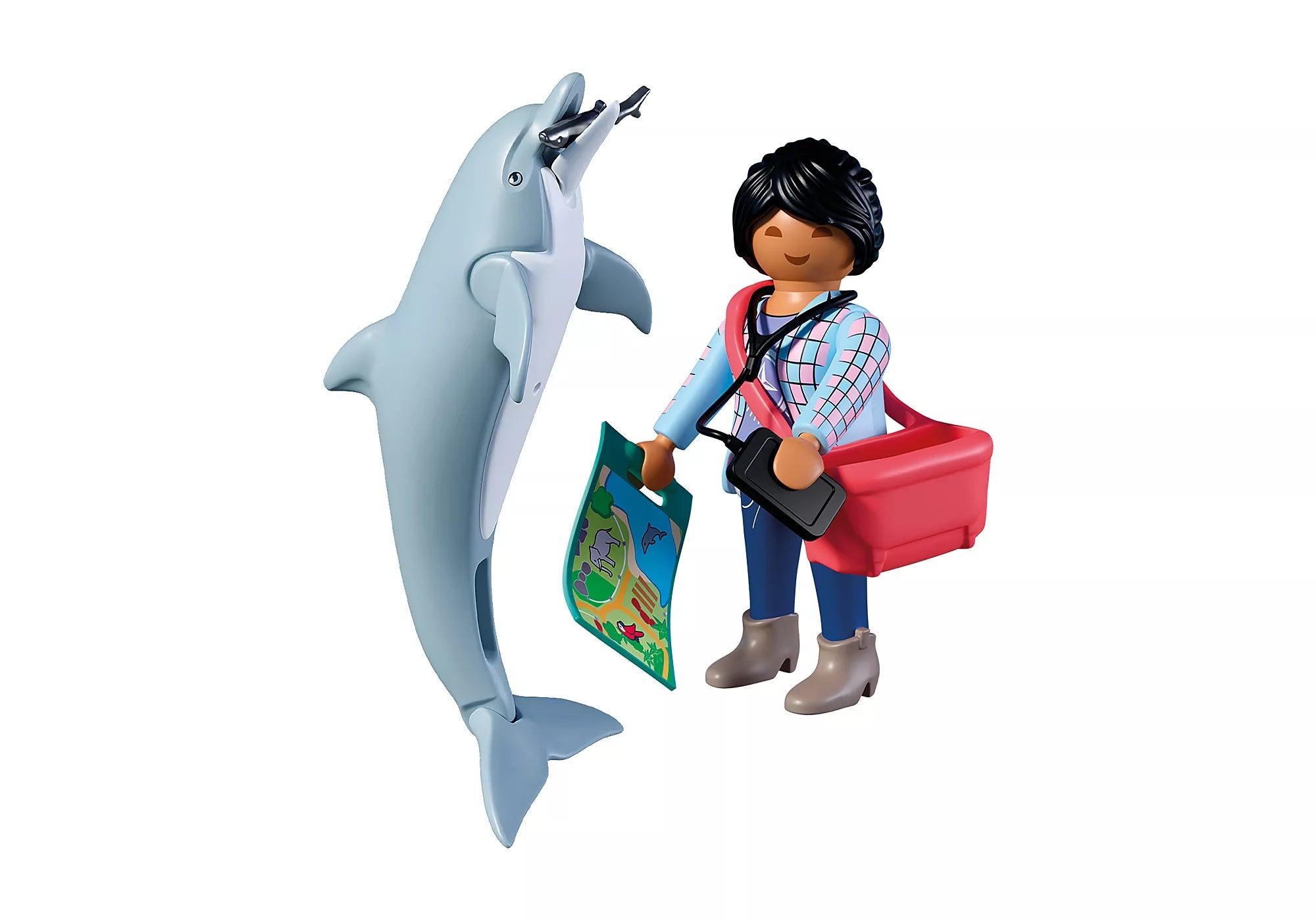 Playmobil Zoo Dolphin & Visitor Playset