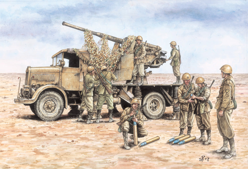 Italeri Auto Cannon 3RO with 90/53 AA Gun 1:72