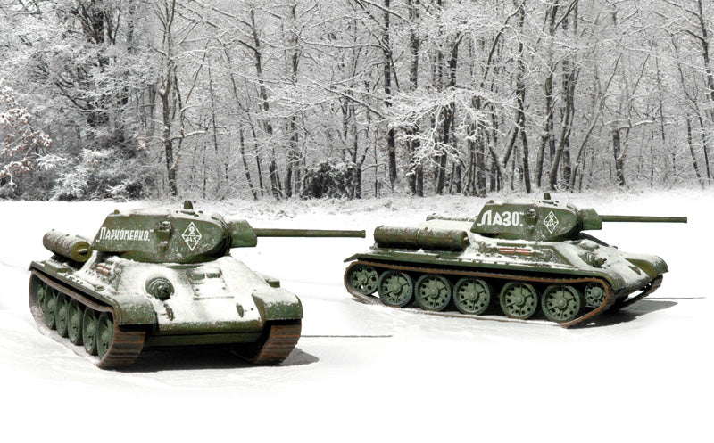 Italeri T34/76 M42 Soviet Tank 1:72 Scale Kit