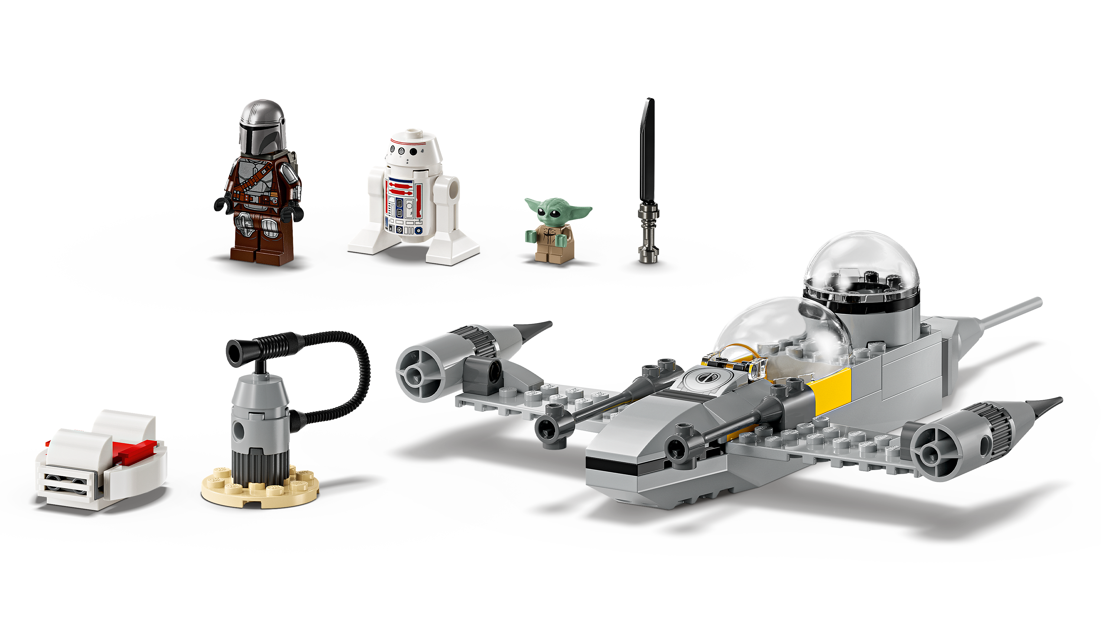 LEGO Star Wars 75410 Mando and Grogus N-1 Starfig