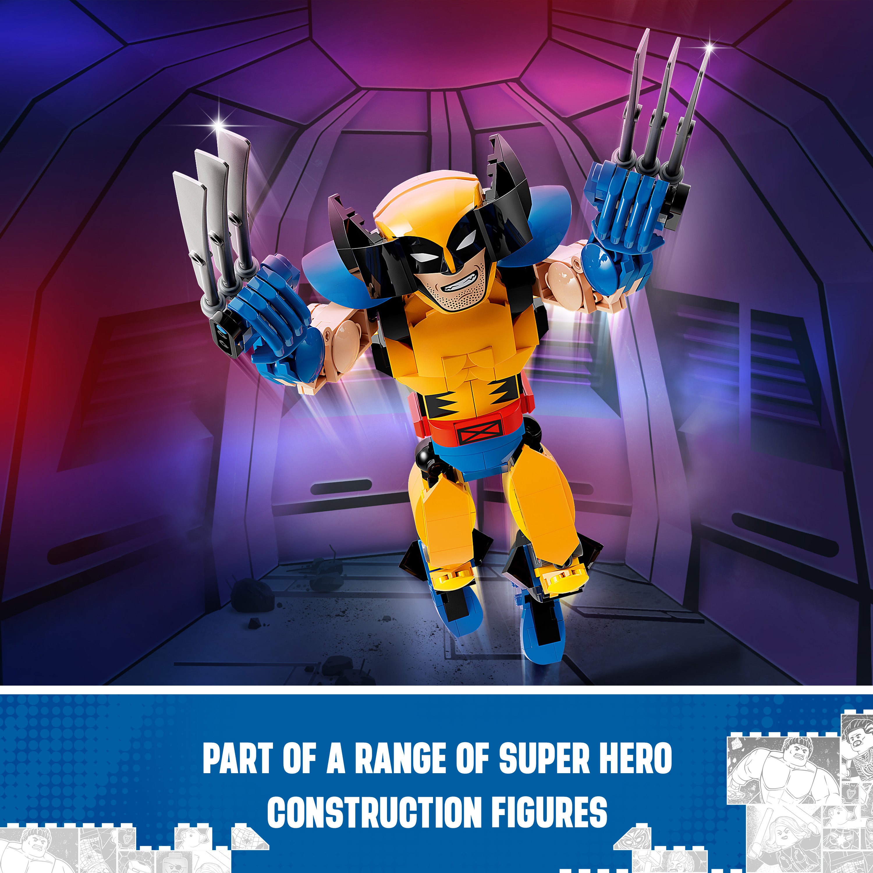 Lego 76257 Wolverine Construction Figure