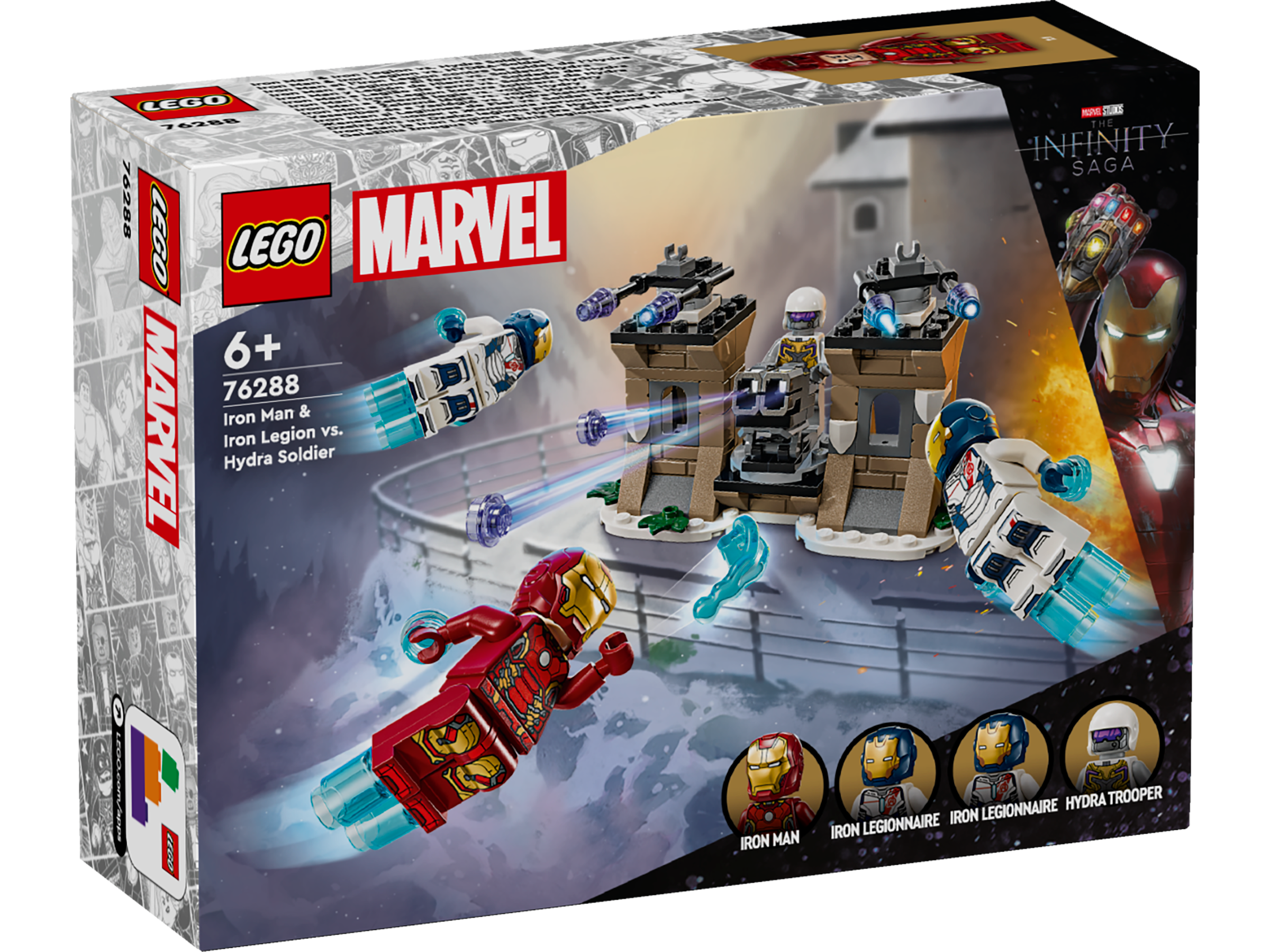 Lego 76288 Iron Man & Iron Legion v Hydra Soldier