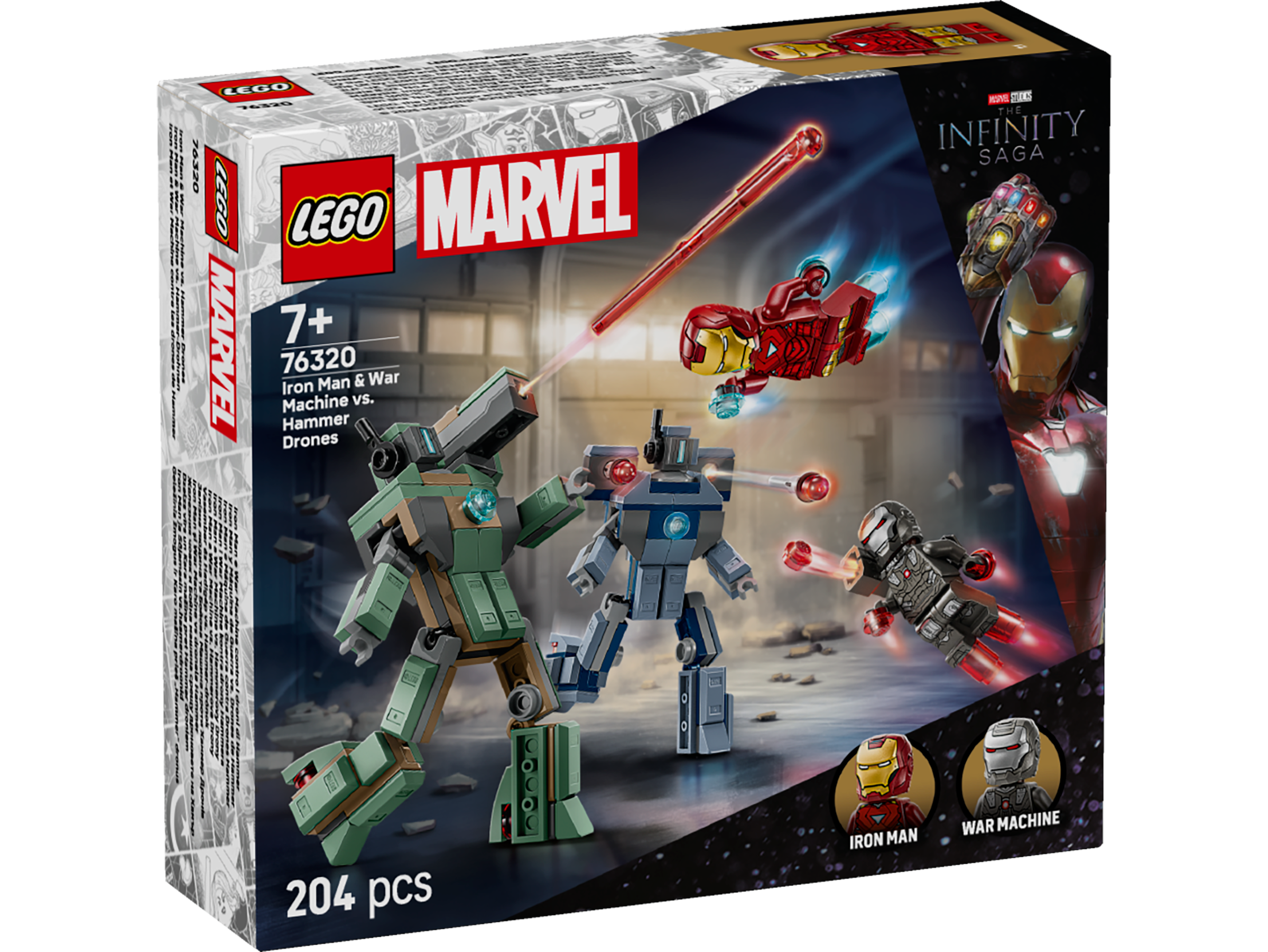 Lego 76320 Iron Man & War Machine vs Hammer Drones