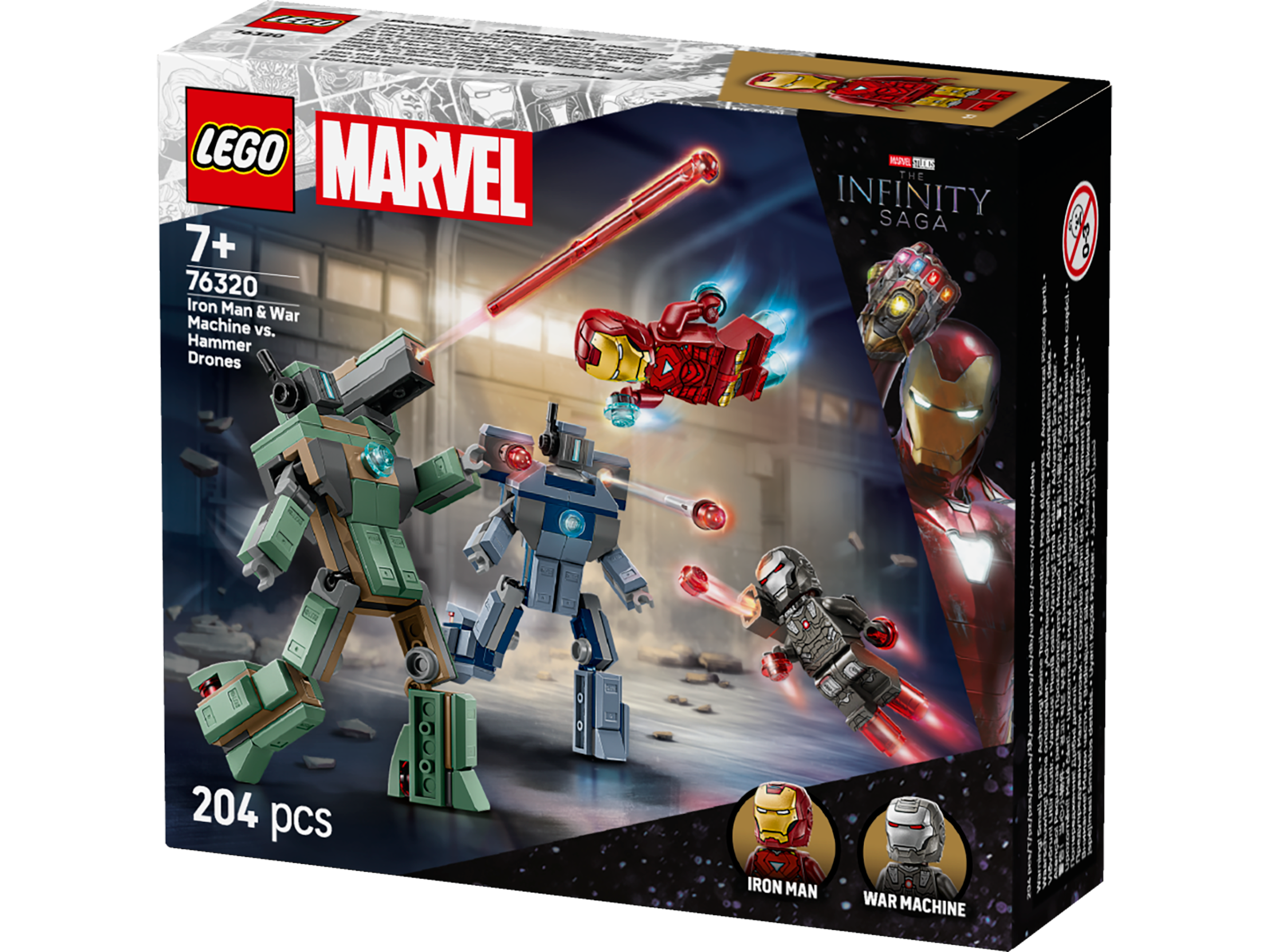 Lego 76320 Iron Man & War Machine vs Hammer Drones