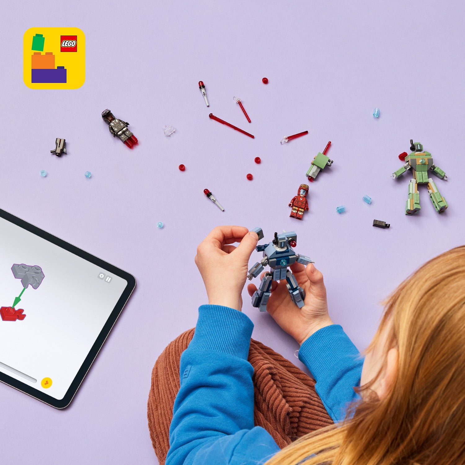 Lego 76320 Iron Man & War Machine vs Hammer Drones