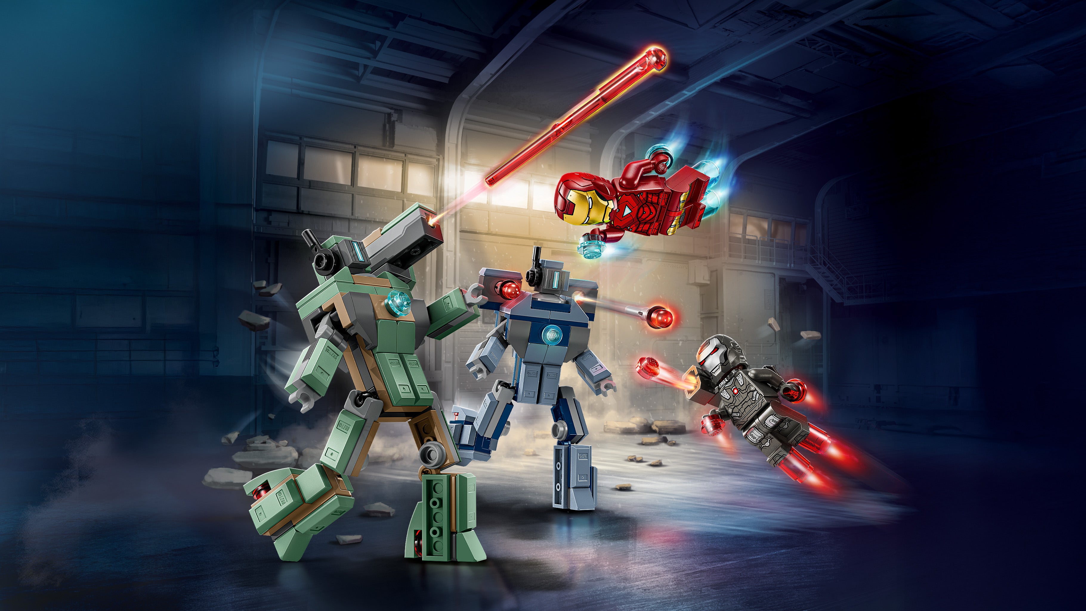 Lego 76320 Iron Man & War Machine vs Hammer Drones