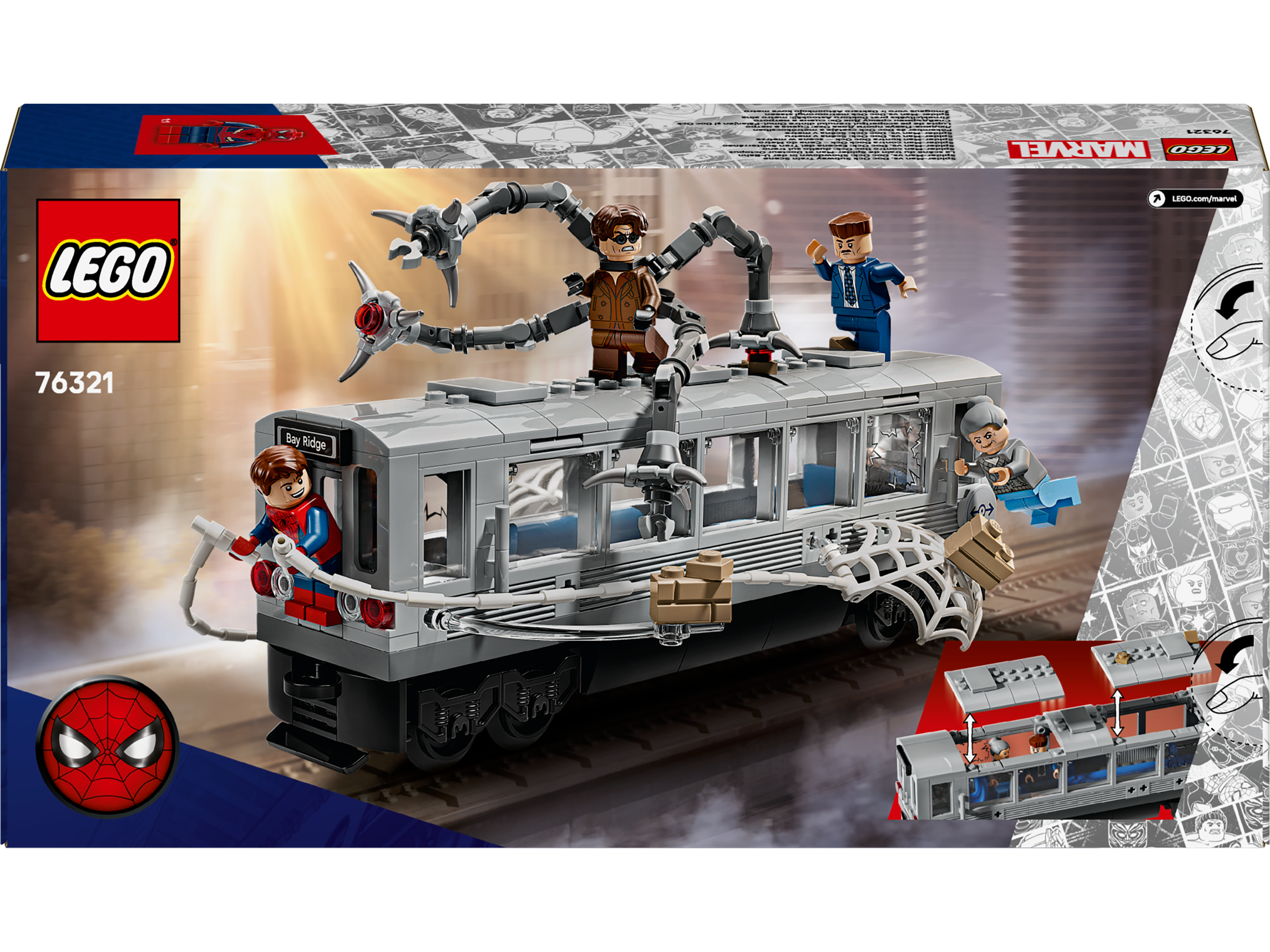 Lego 76321 Spider-Man vs. Doc Ock Train Scene