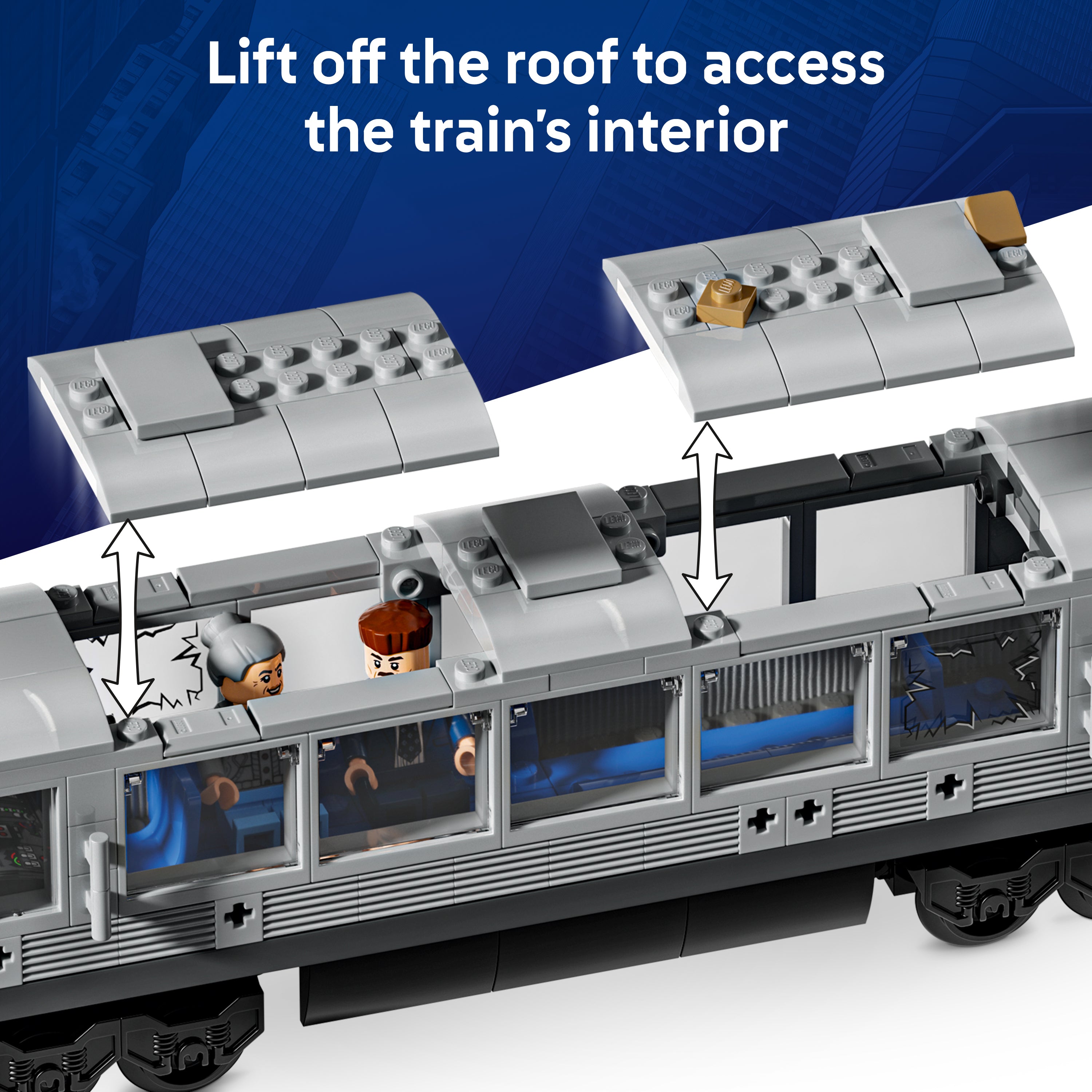 Lego 76321 Spider-Man vs. Doc Ock Train Scene