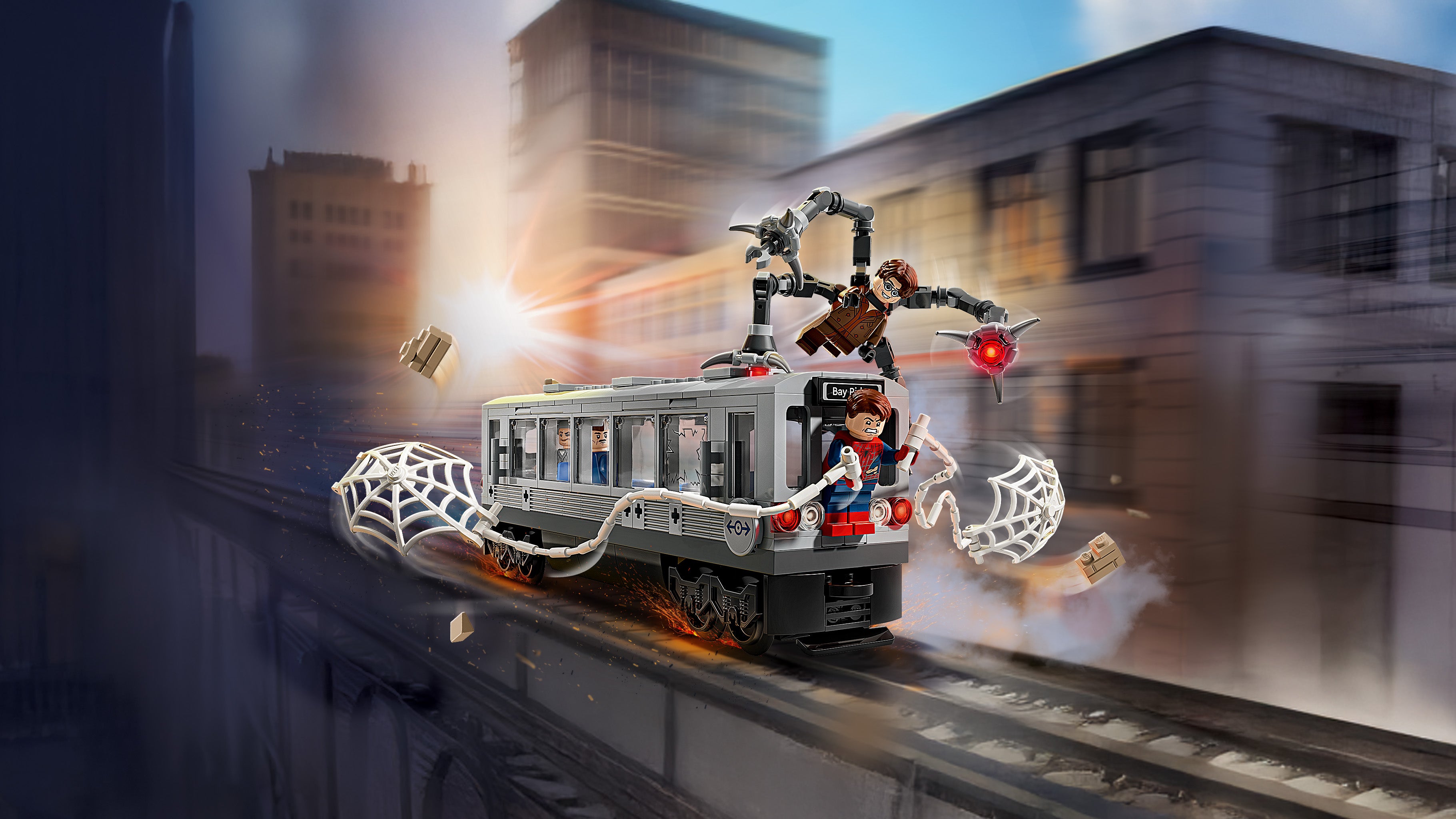 Lego 76321 Spider-Man vs. Doc Ock Train Scene