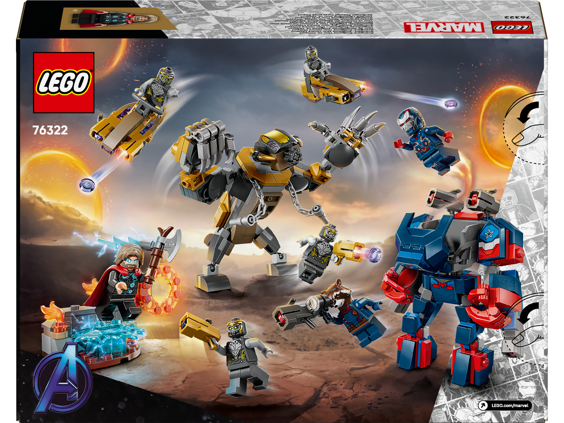 Lego 76322 Avengers Endgame Thor vs Chitauri