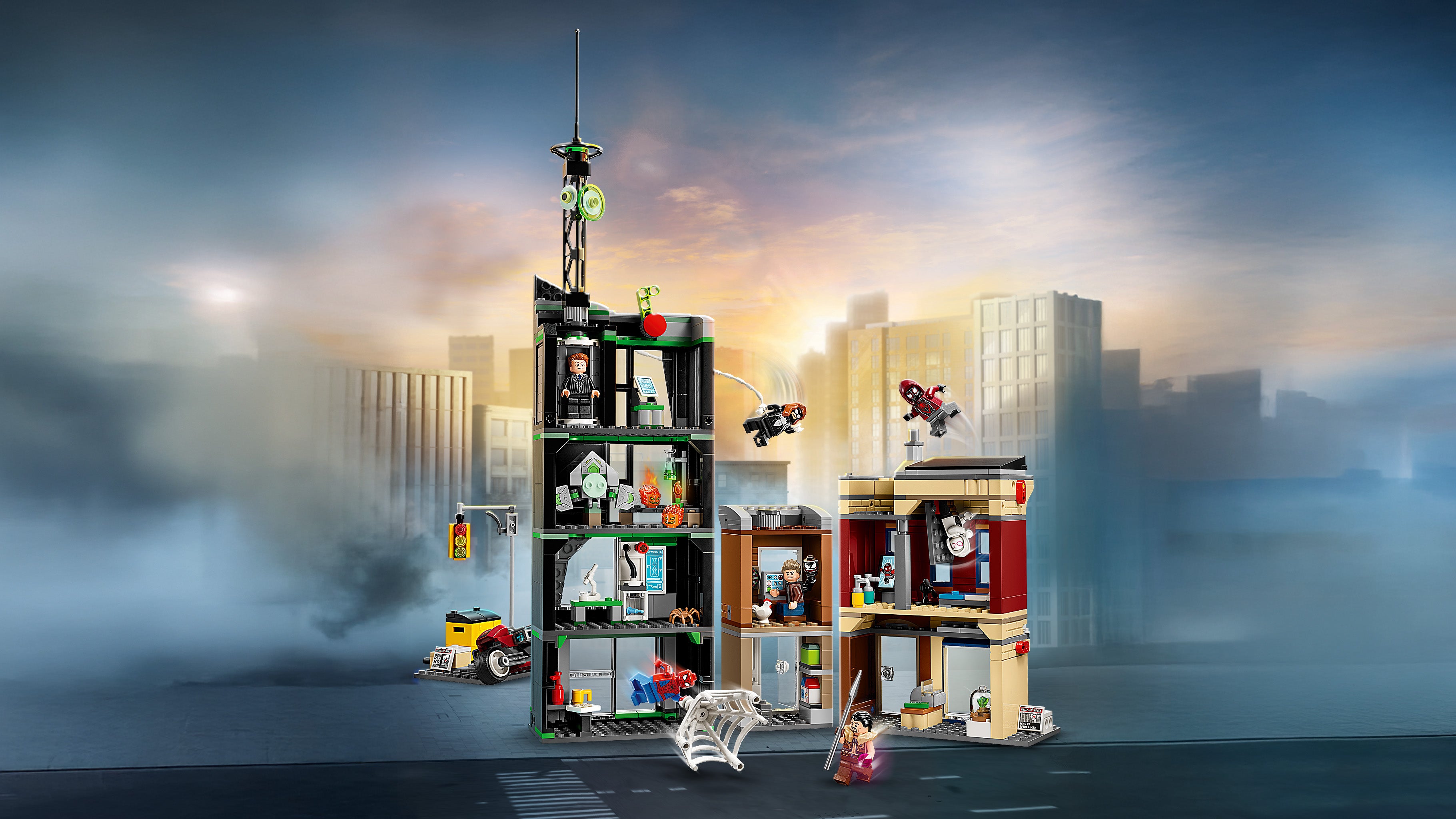 Lego 76324 Spider-Man vs. Oscorp Set