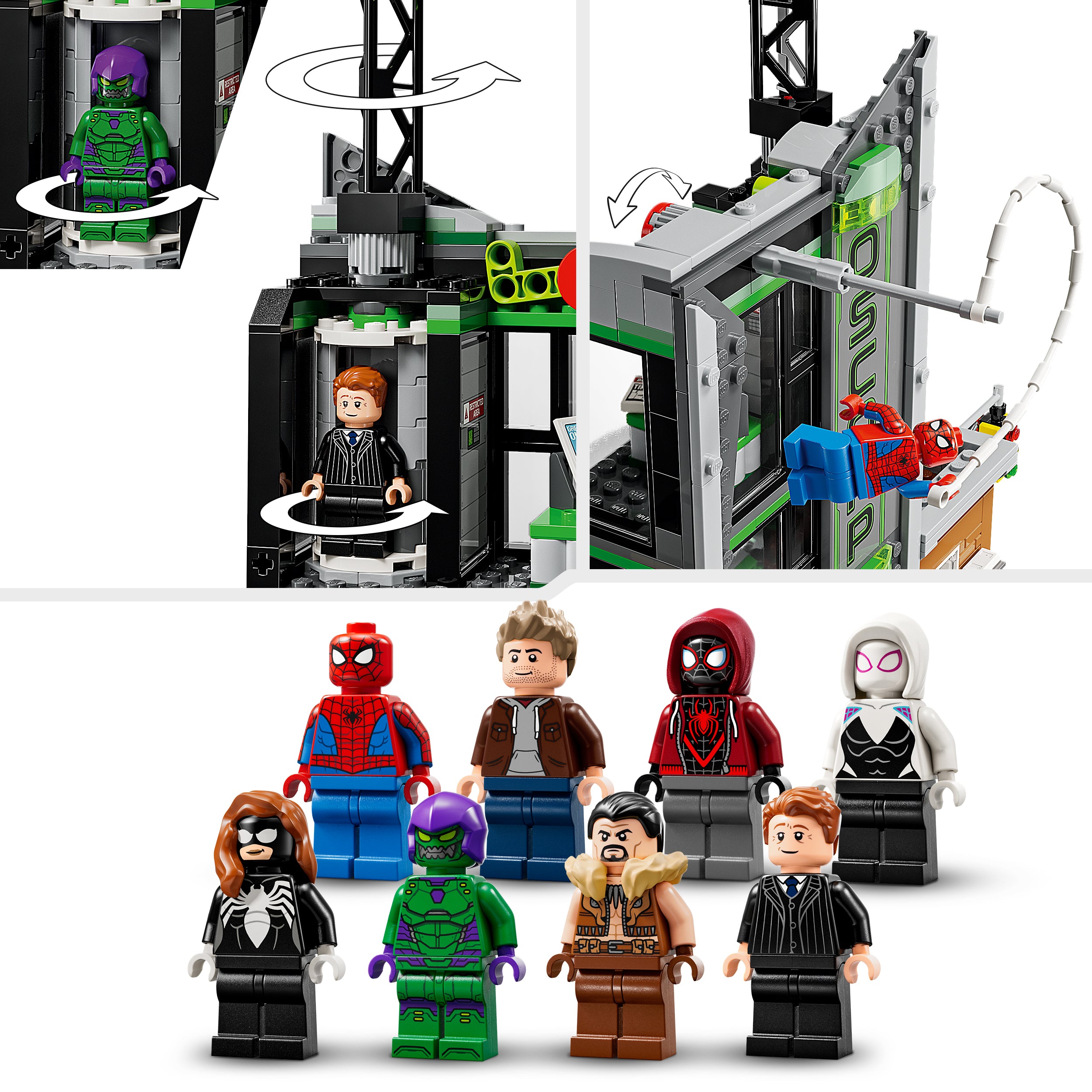 Lego 76324 Spider-Man vs. Oscorp Set
