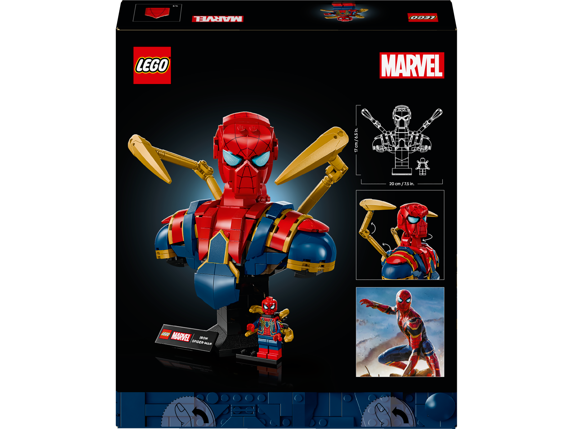 Lego 76326 Iron Spider-Man Bust