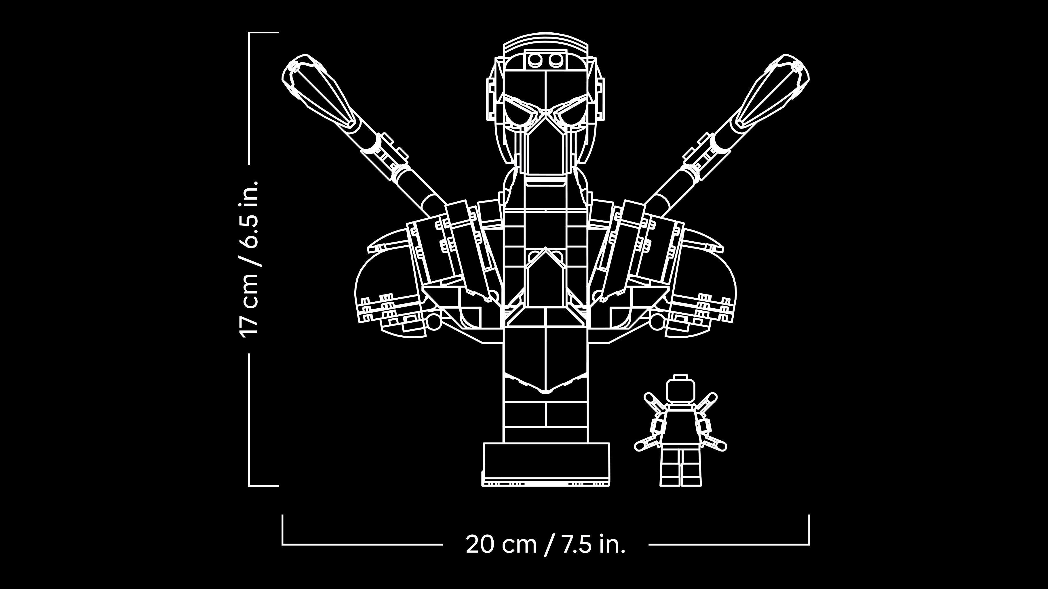 Lego 76326 Iron Spider-Man Bust