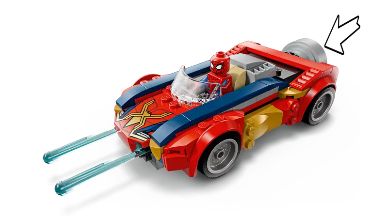 Lego 76336 Spider-Man Car vs. Venomized Wolverine