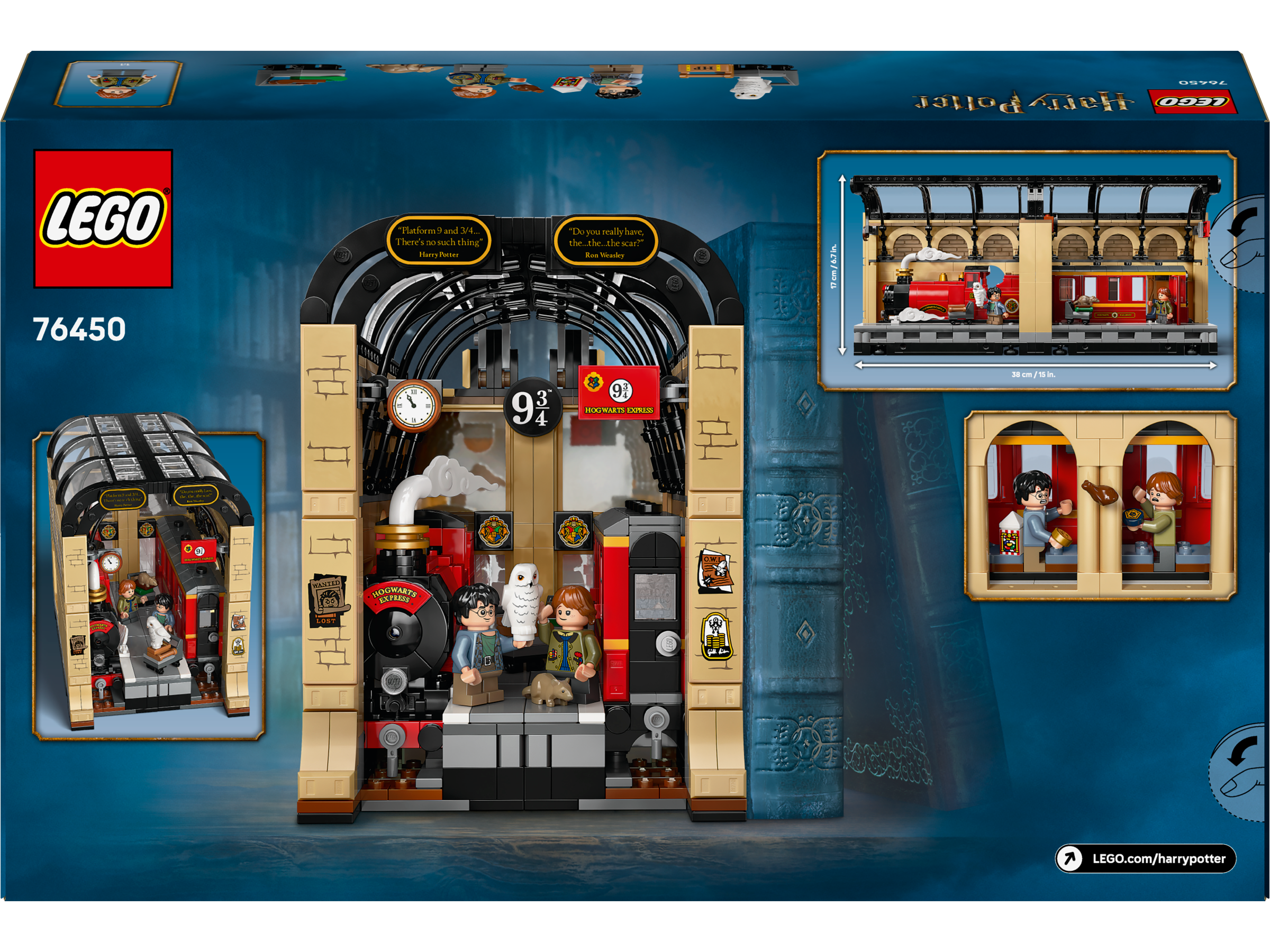 Lego 76450 Book Nook Hogwarts Express Bookend