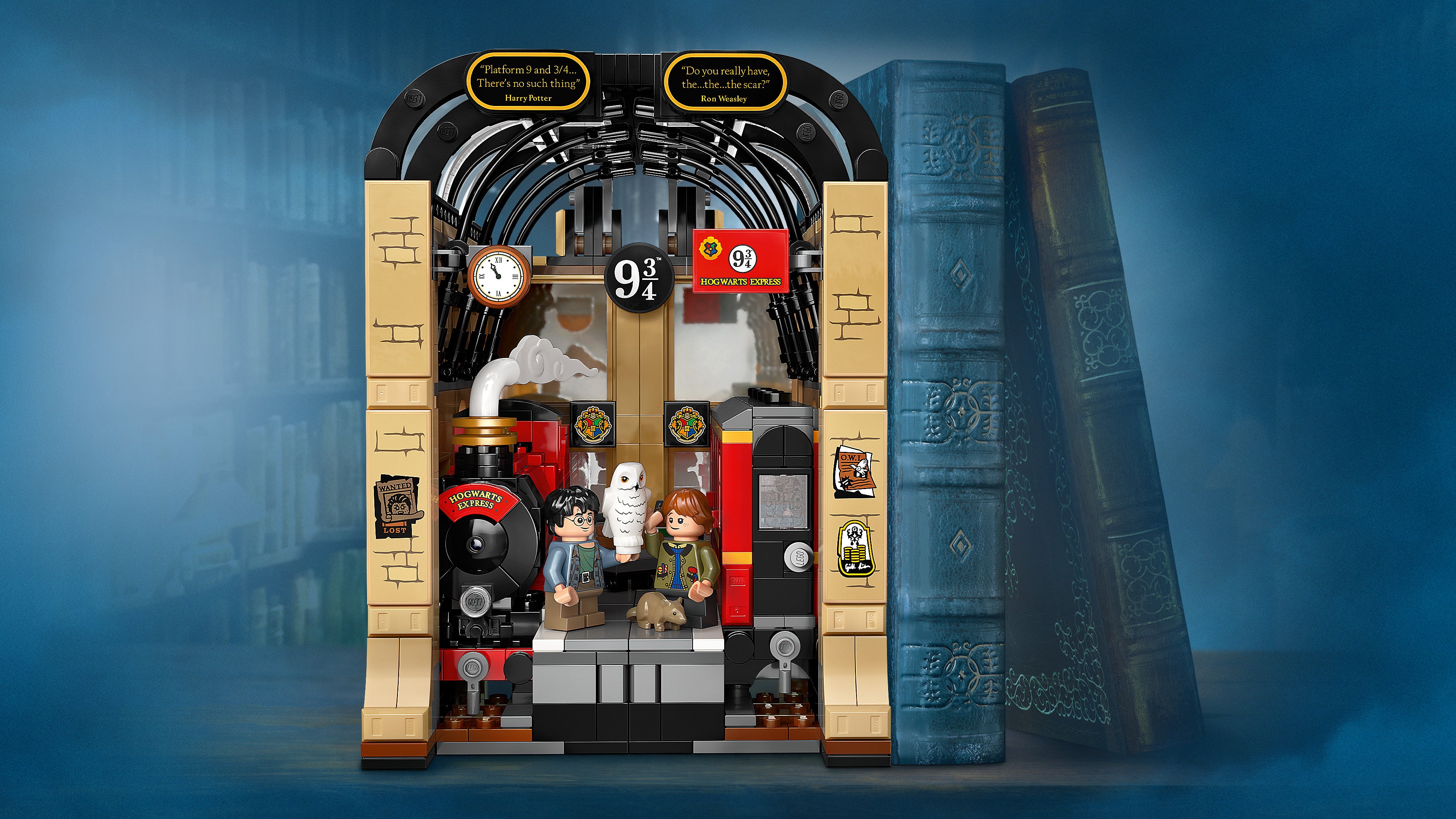 Lego 76450 Book Nook Hogwarts Express Bookend