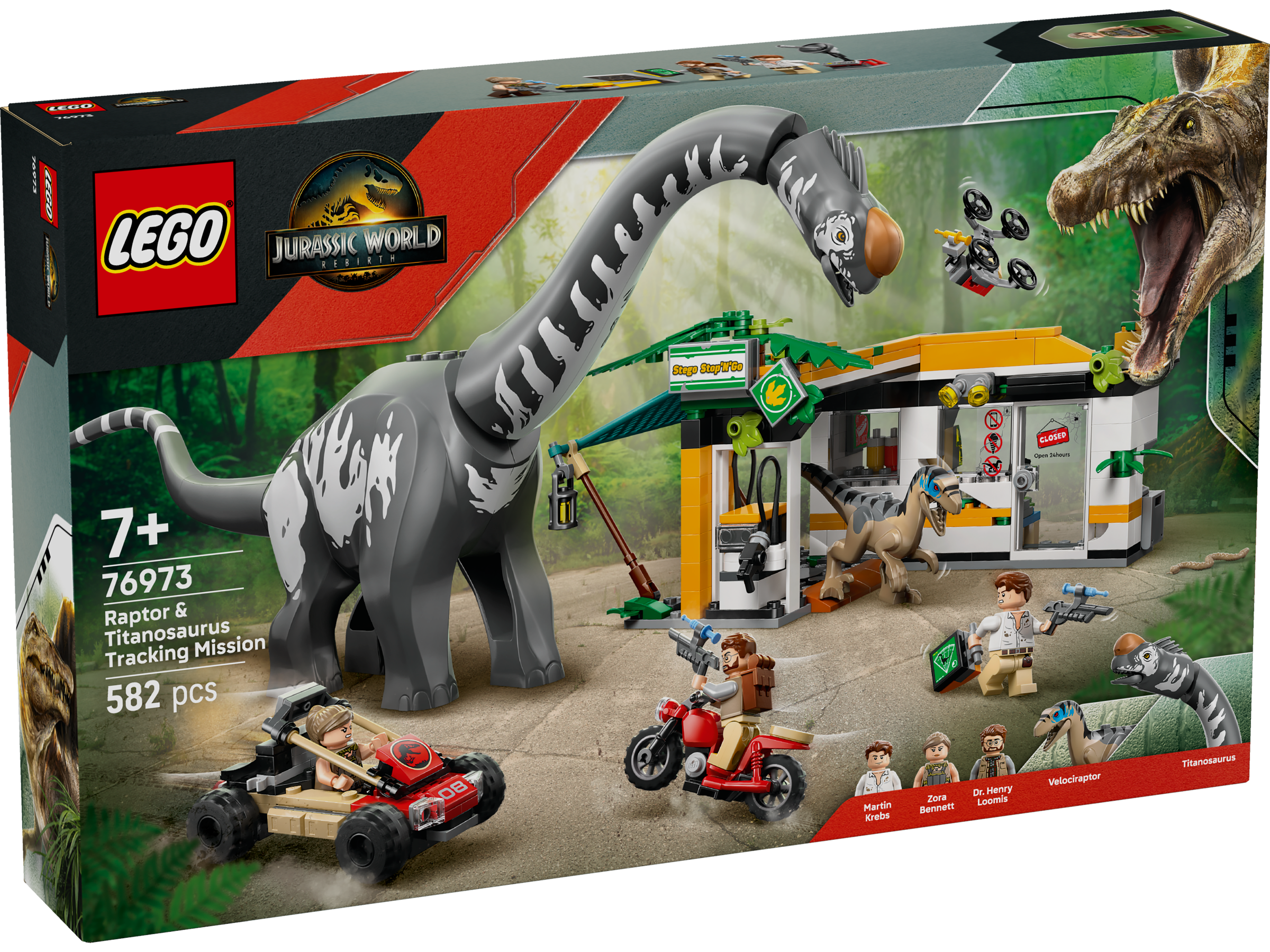 Lego 76973 Raptor & Titanosaurus Tracking Mission