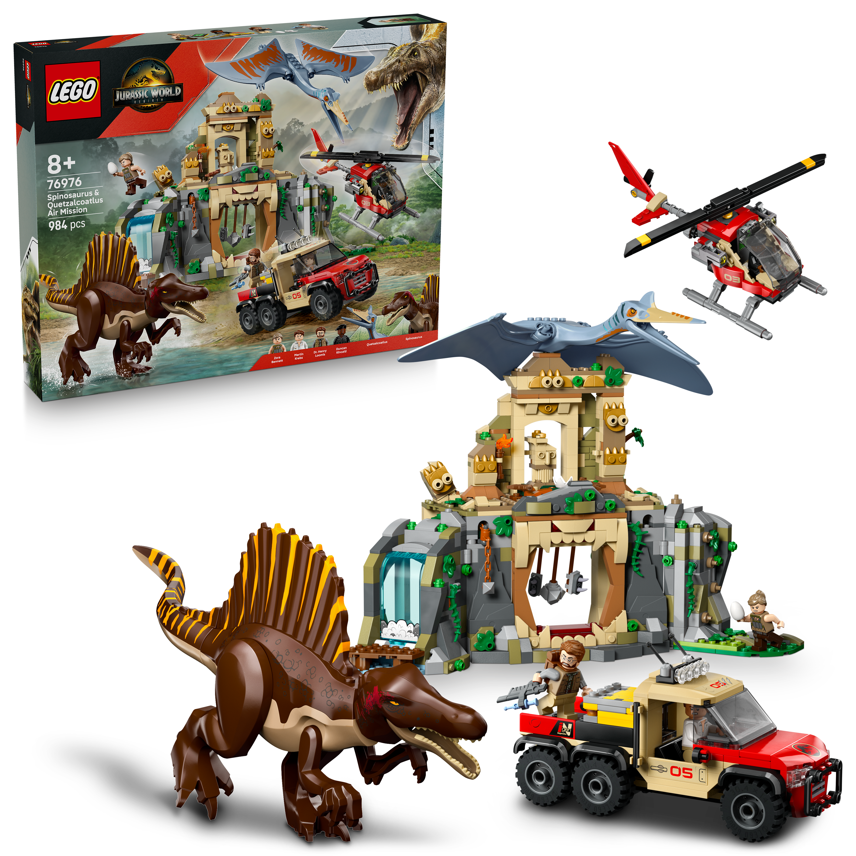 Lego 76976 Spinosaurus & Quetzalcoatlus Air Mission