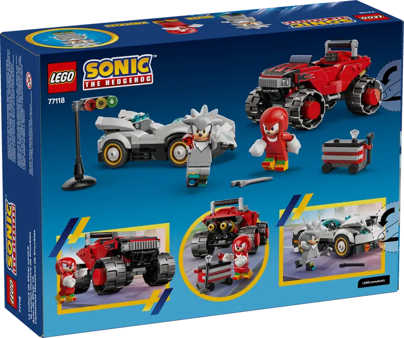 Lego 77118 Silvers Car vs. Knuckles Monster Truck