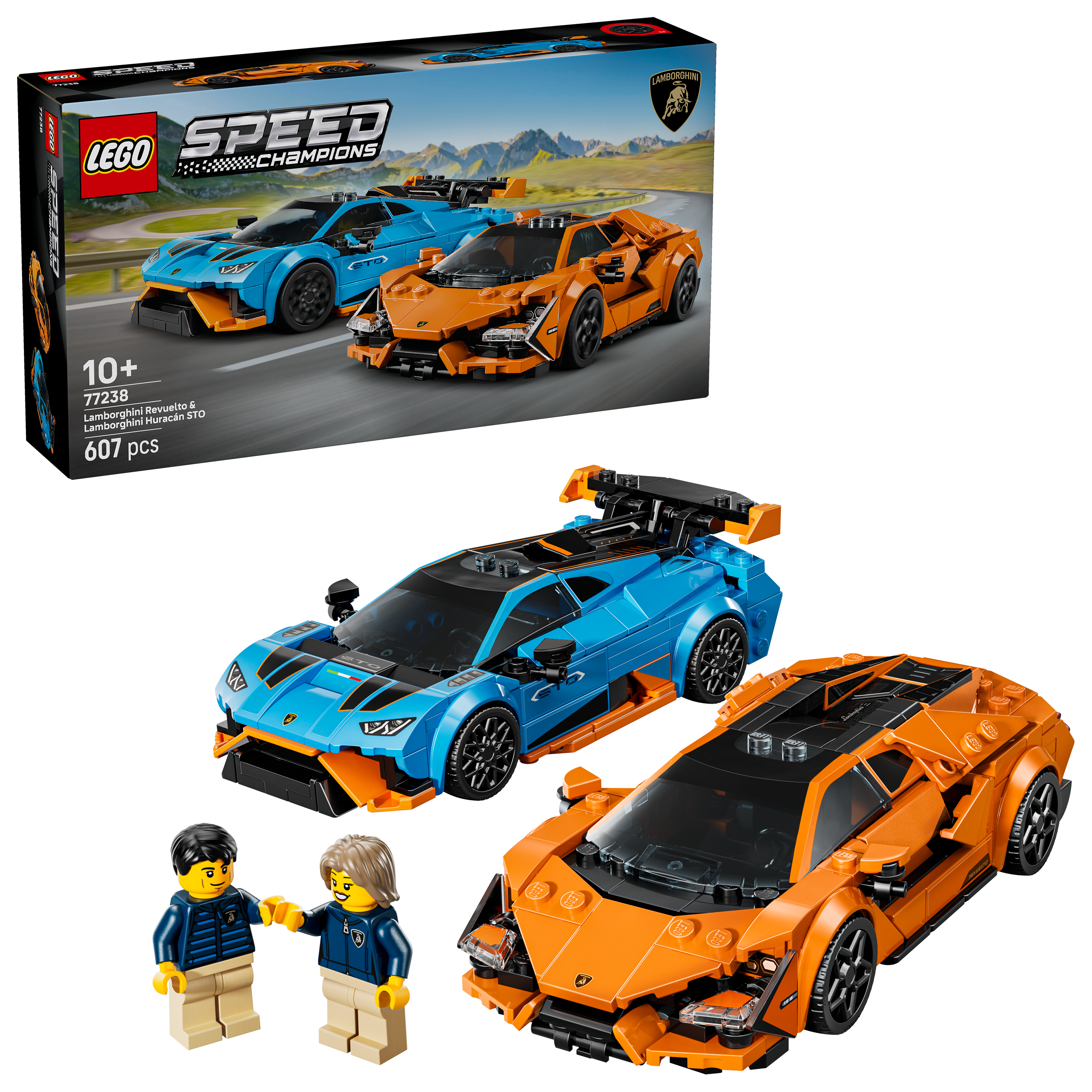 Lego 77238 Lamborghini Revuelto & Huracán STO