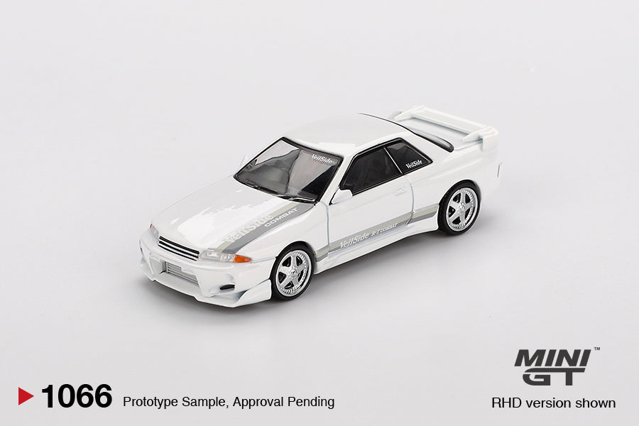 Mini GT Nissan Skyline GT-R (R32) Veilside Combat C-I (White) 1:64 Die Cast