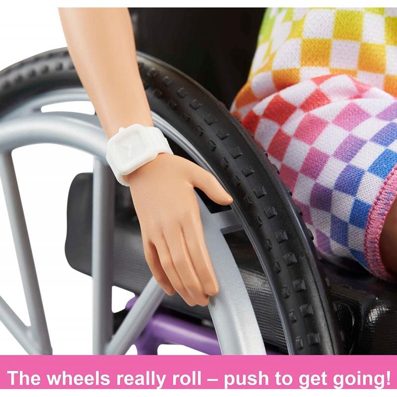 Barbie Fashionistas Doll #194 with Wheelchair