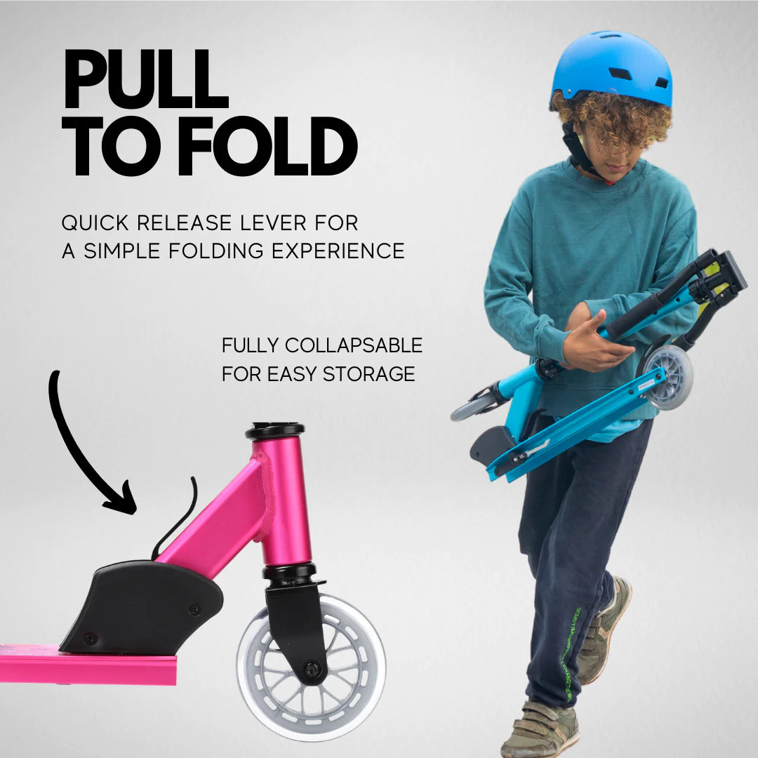 Turquoise - Deluxe 2 Wheel Scooter