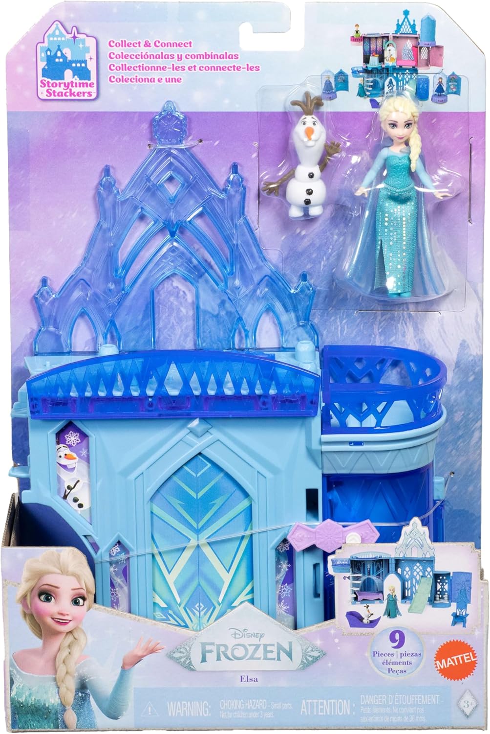 Mattel Disney Frozen Toys Elsa Stackable Castle