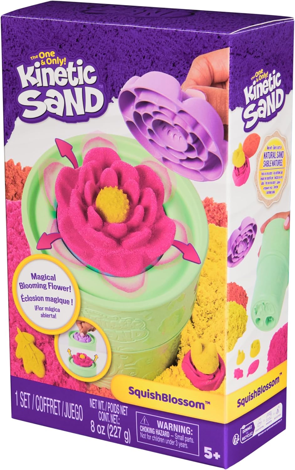 Kinetic Sand SquishBlossom Blooming Flower