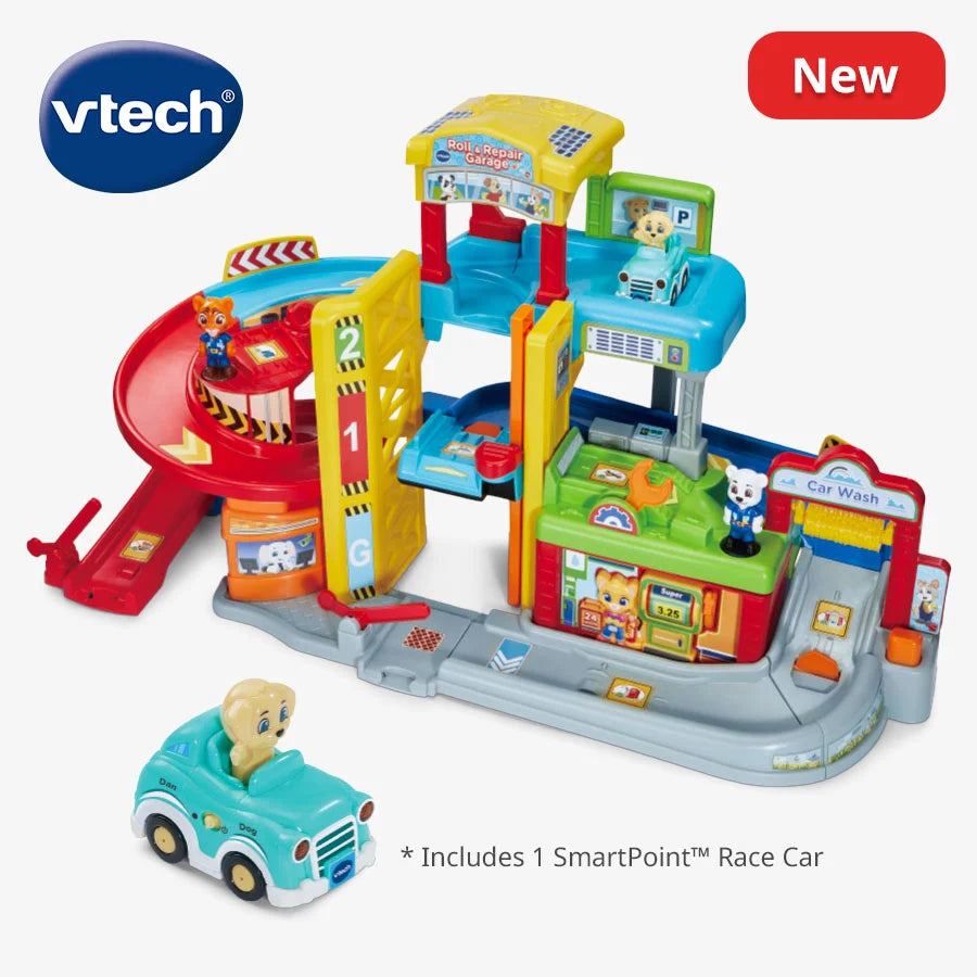 VTech Toot Toot Roll And Repair Garage Playset