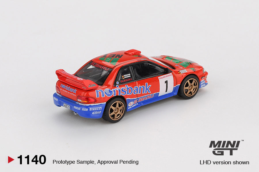 Mini GT Subaru Impreza WRC97 #1 1999 DRM Champion 1:64 Die Cast