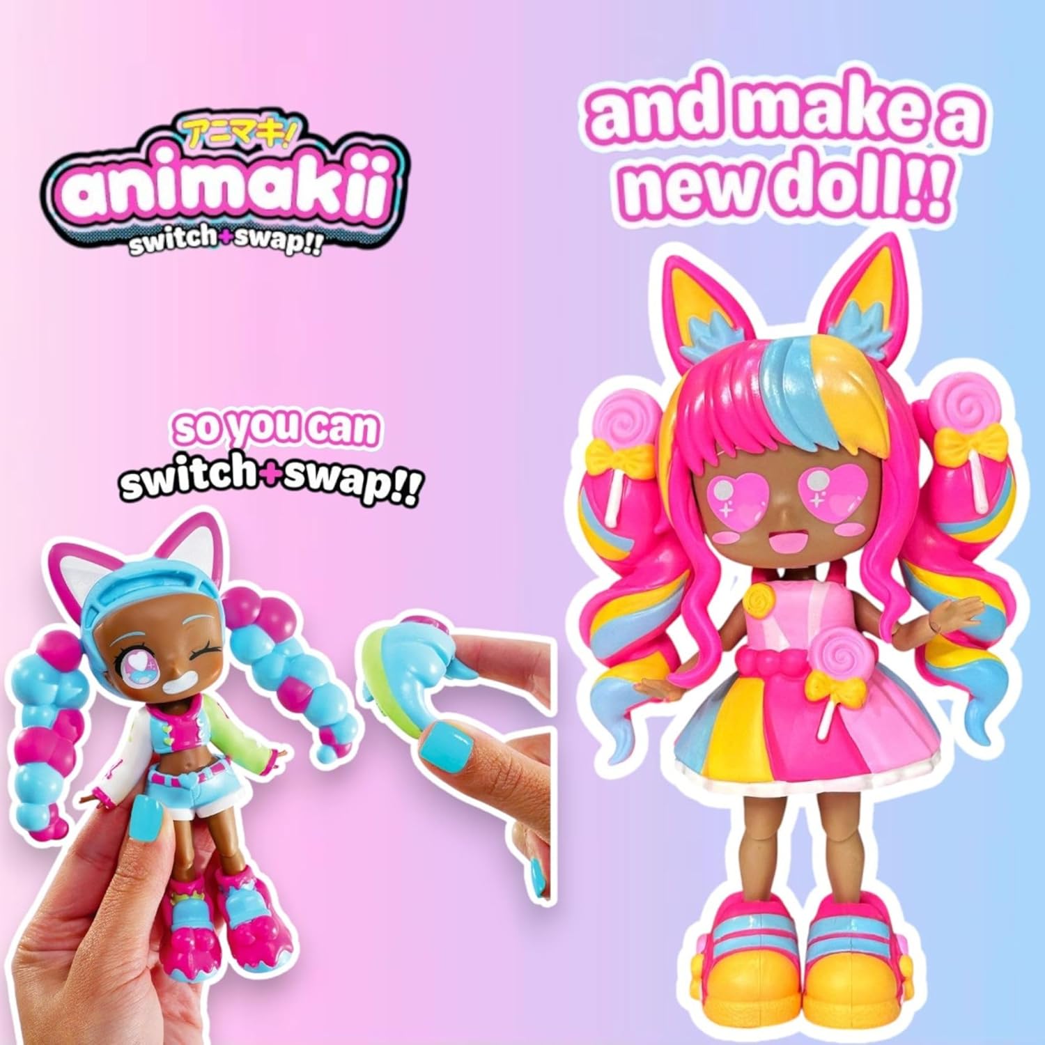 Animakii Doll Candy & Bubblegum Pack