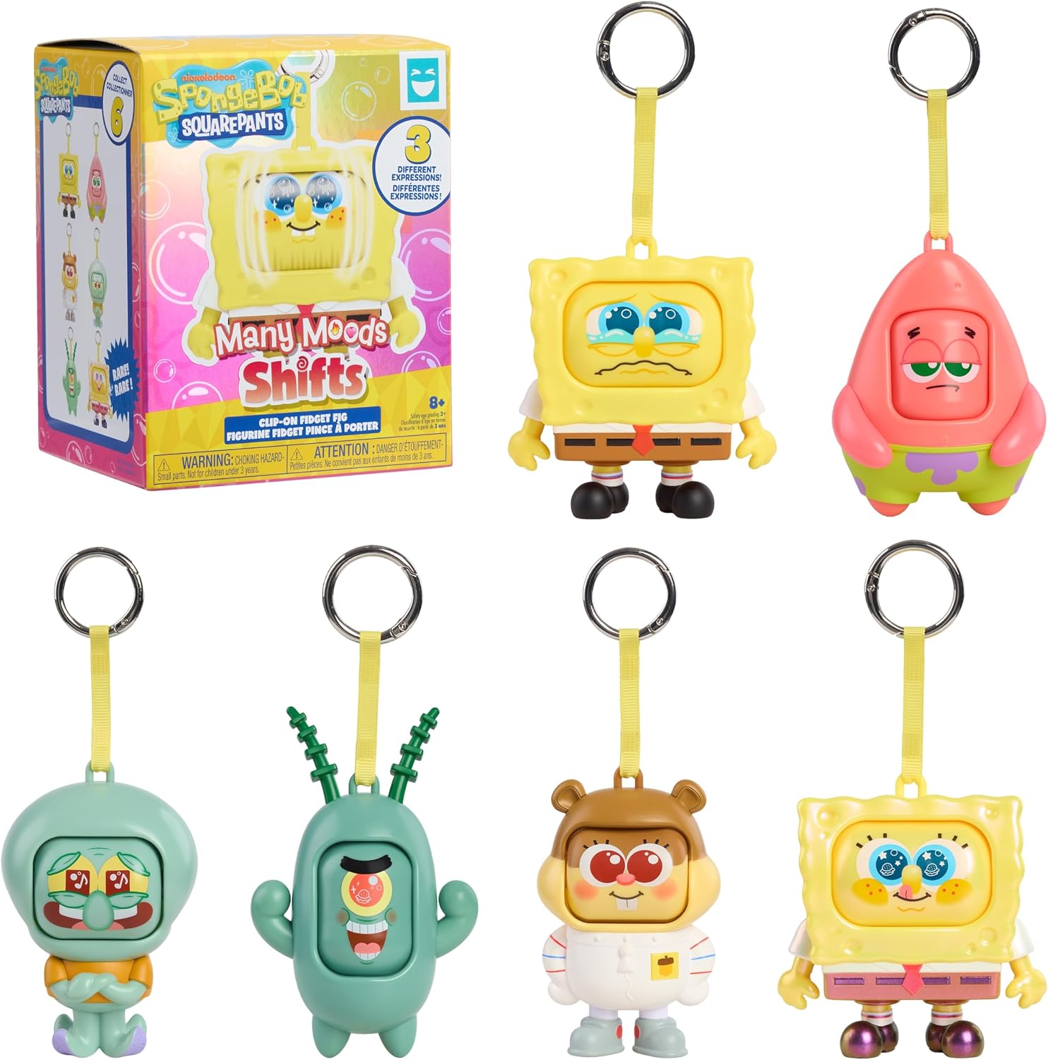 Happy Haul Spongebob Many Mood Shift Mystery Figure