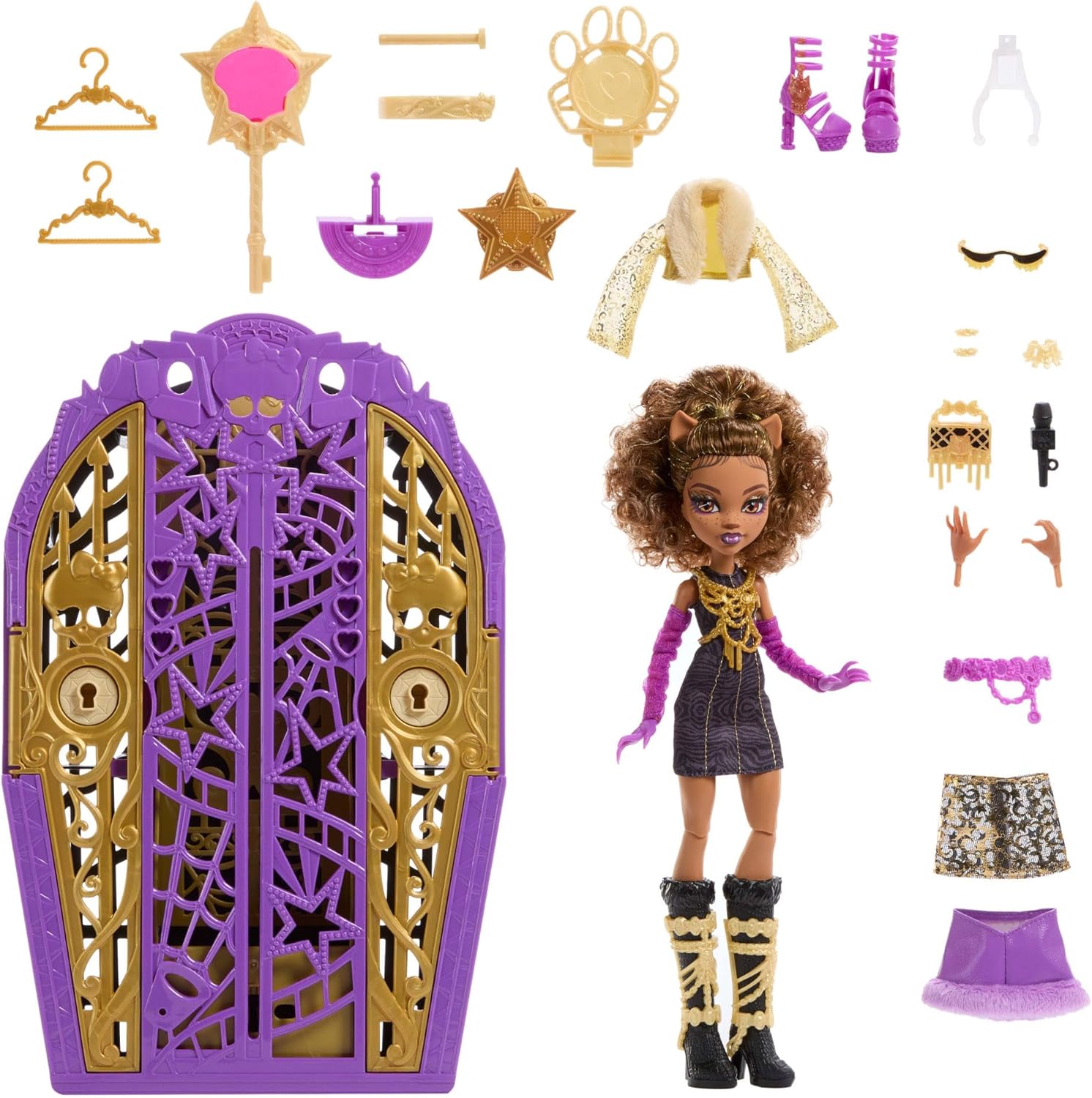 Monster High Skulltimate Secrets Hauntlywood Mysteries Doll Clawdeen Wolf
