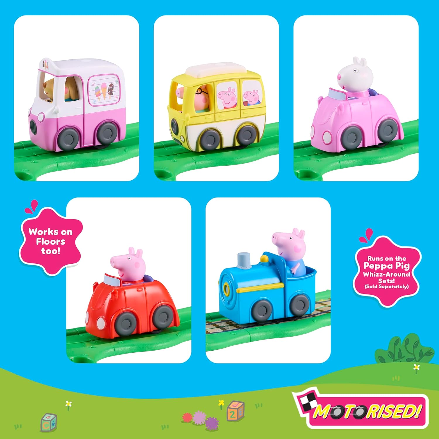 Peppa Pig Whizz-Around - Peppas Little Red Car Set