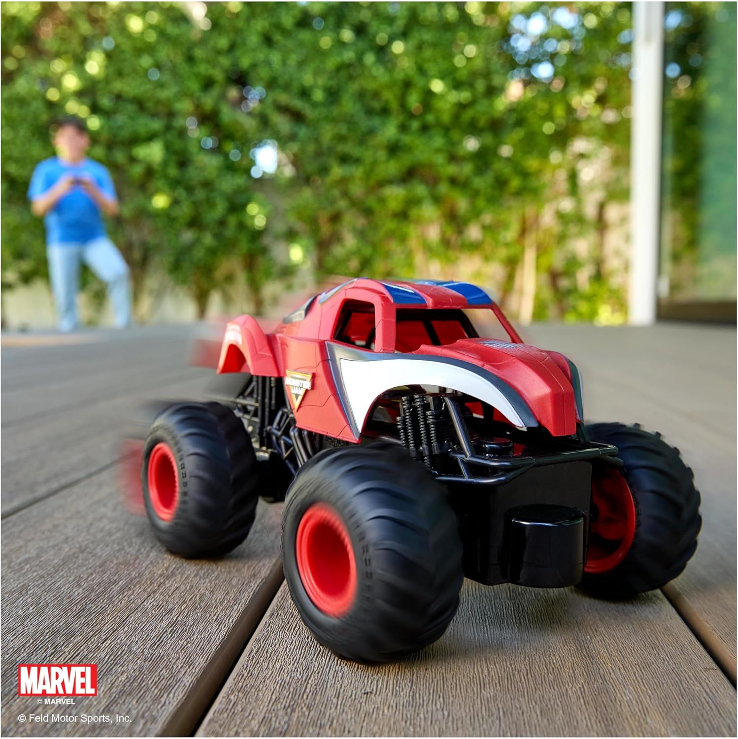 Monster Jam 1:24 Radio Controlled Spider-Man Monster Truck