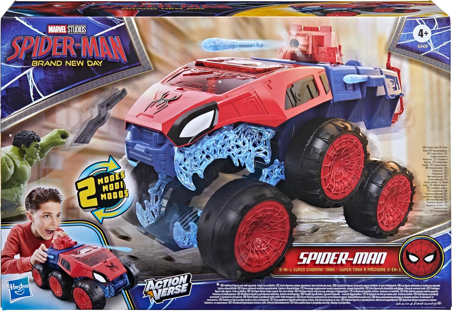 Spiderman Brand New Day Ultimate Web Breaker 2-in-1 Chompin Tank