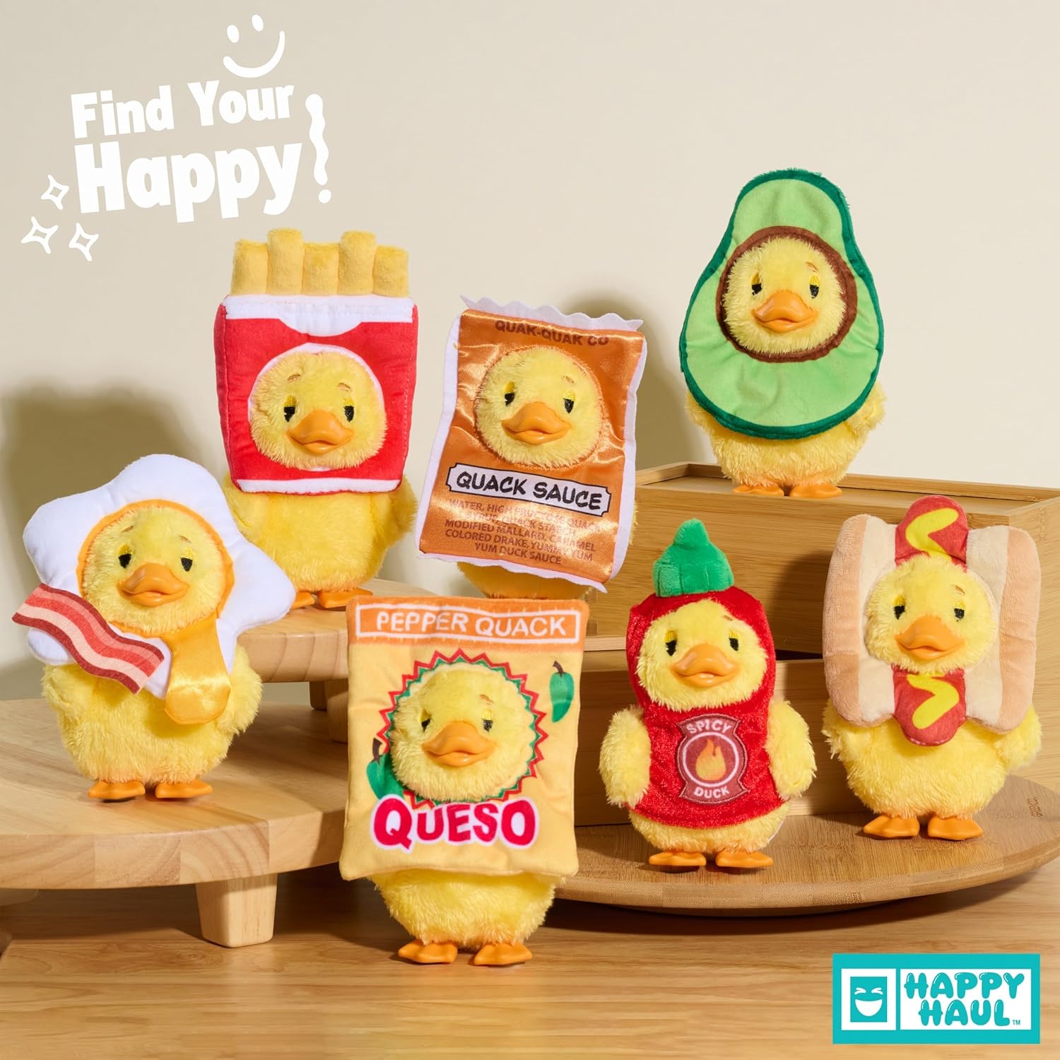 Happy Haul Snack Quacks Plush Assortment