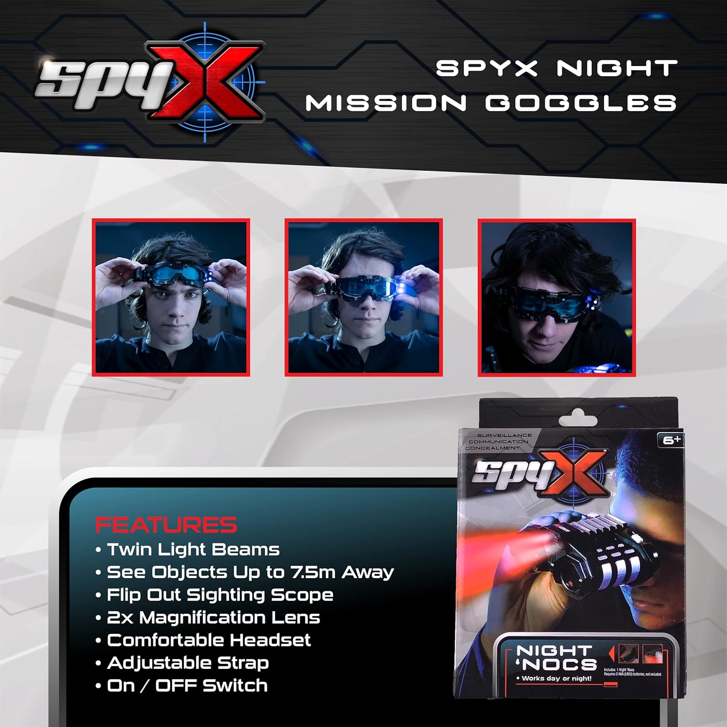 Spy-X Night Mission Goggles