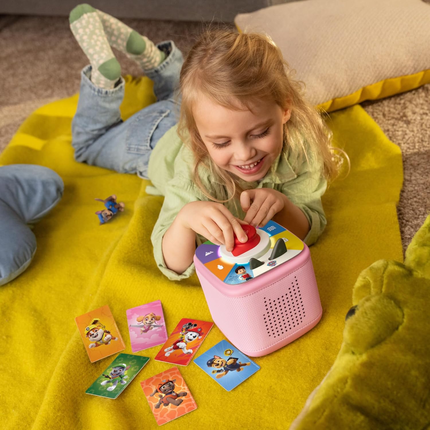 Tonies Toniebox 2 Cloud Pink Play Set with Paw Patrol Chase