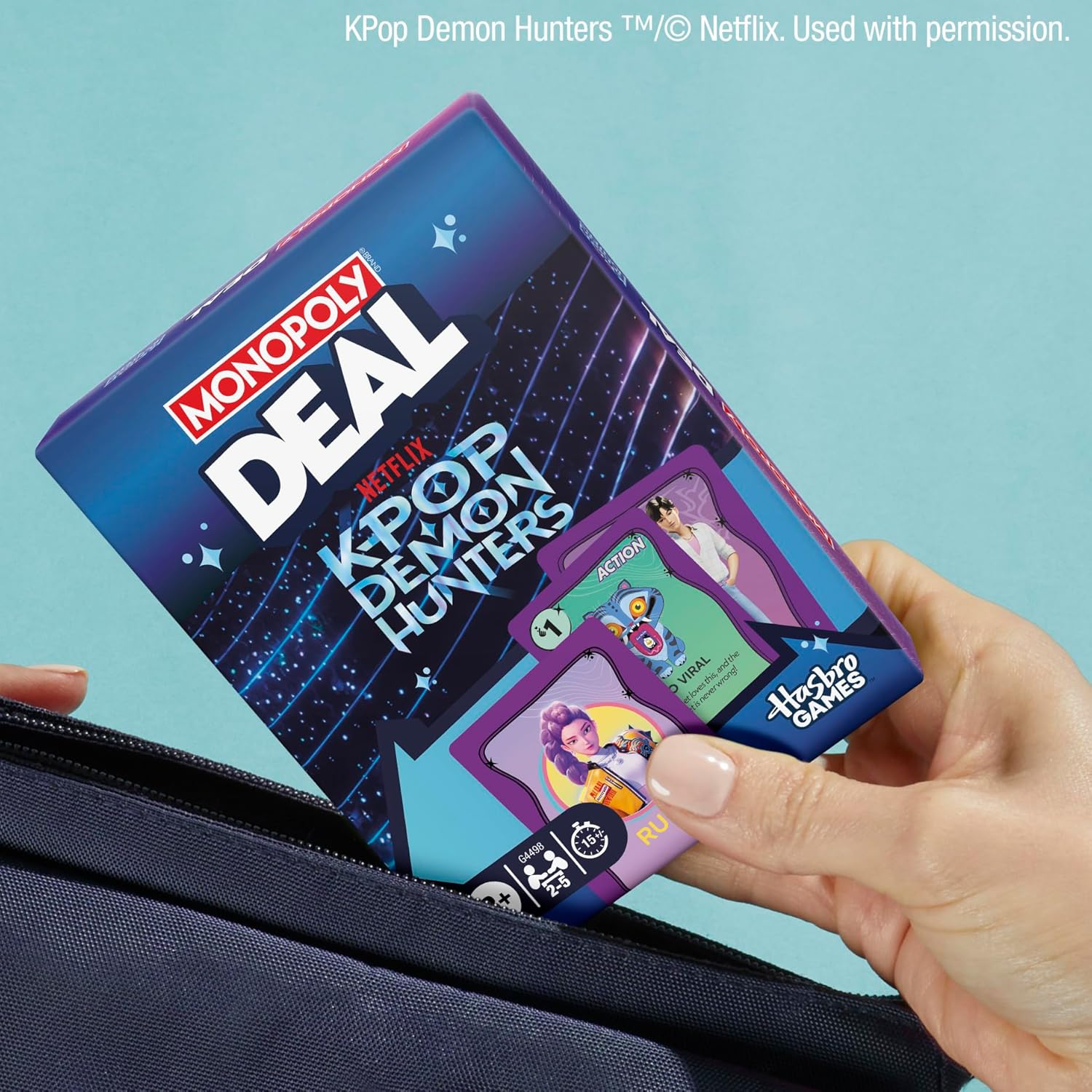Monopoly Deal K-Pop Demon Hunters Card Game