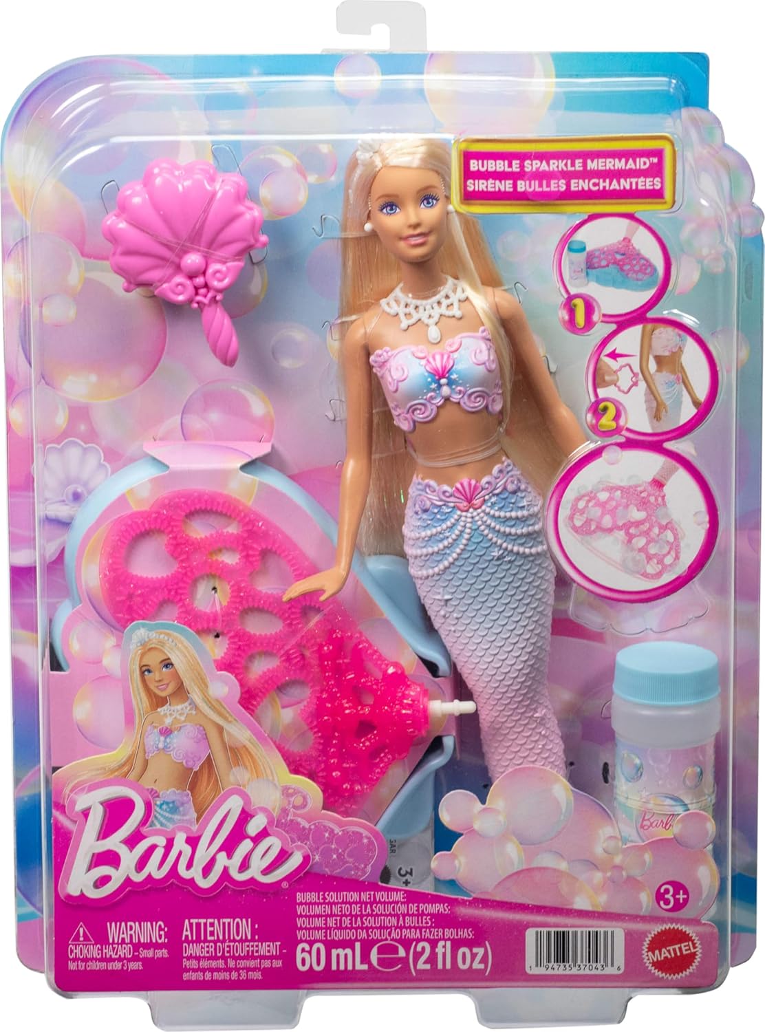 Barbie Fantasy Bubbletastic Mermaid Doll